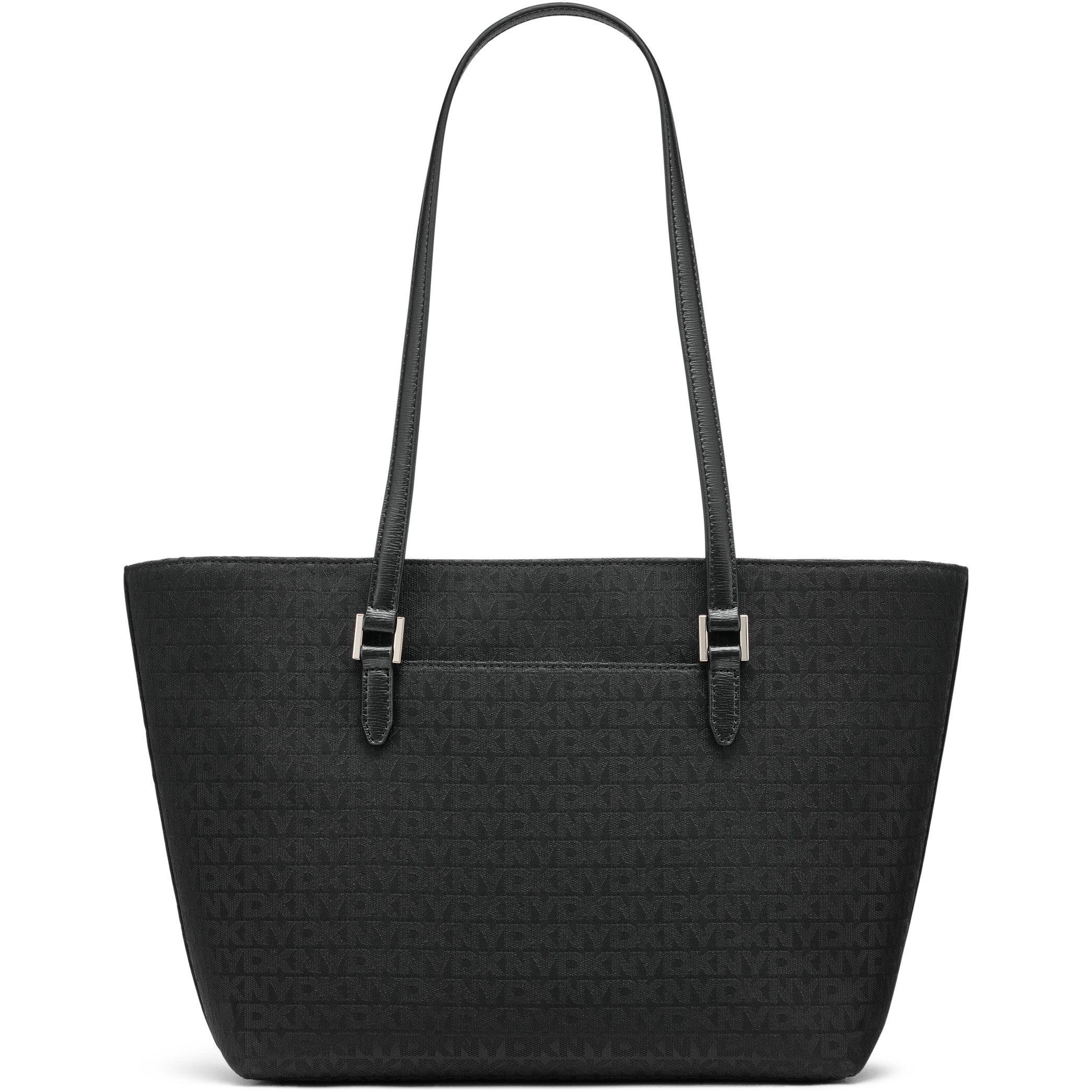 Negro azabache - DKNY - Women's Bryant Monogram Tote Bag - 2