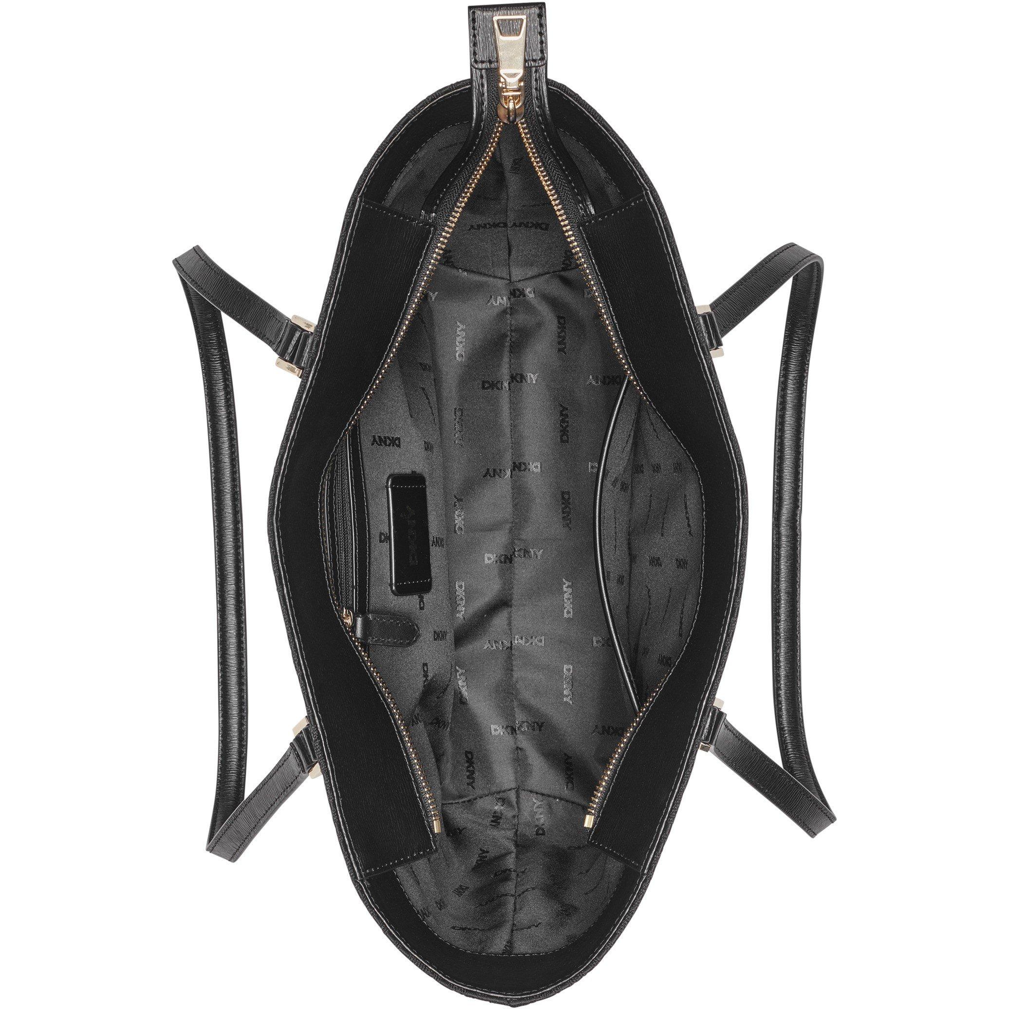 Negro azabache - DKNY - Women's Bryant Monogram Tote Bag - 4