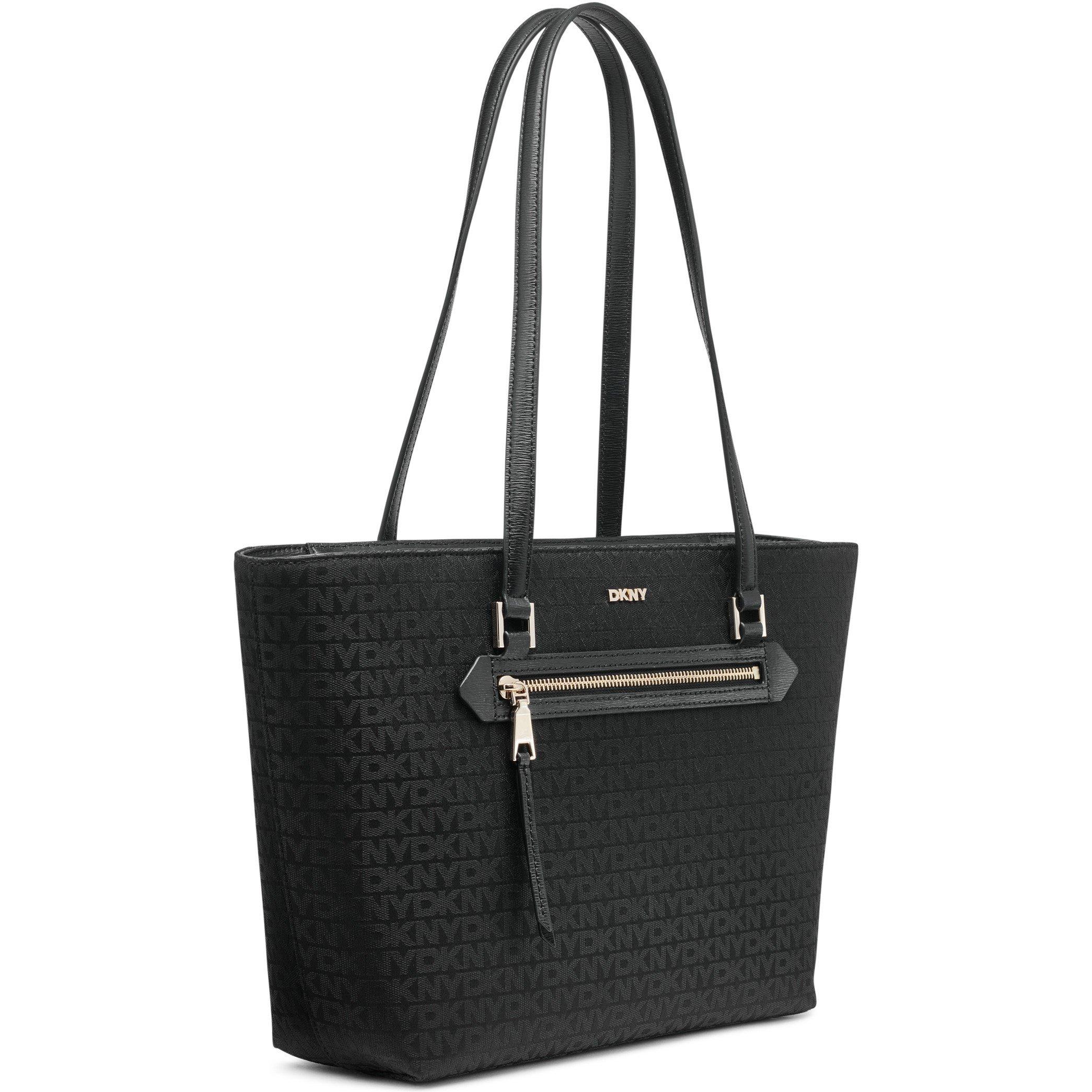 Negro azabache - DKNY - Women's Bryant Monogram Tote Bag - 5