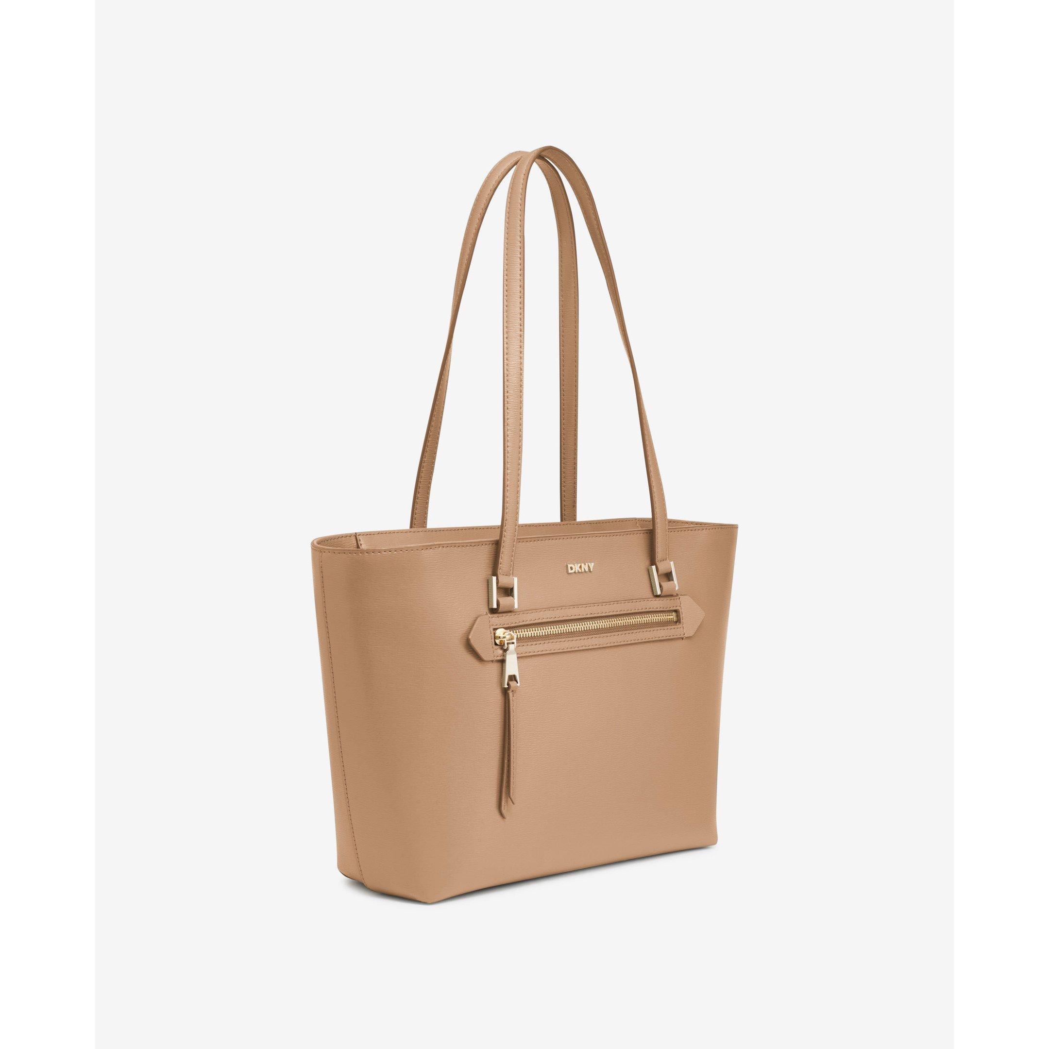 Brown - DKNY - Women's Bryant Monogram Tote Bag - 3