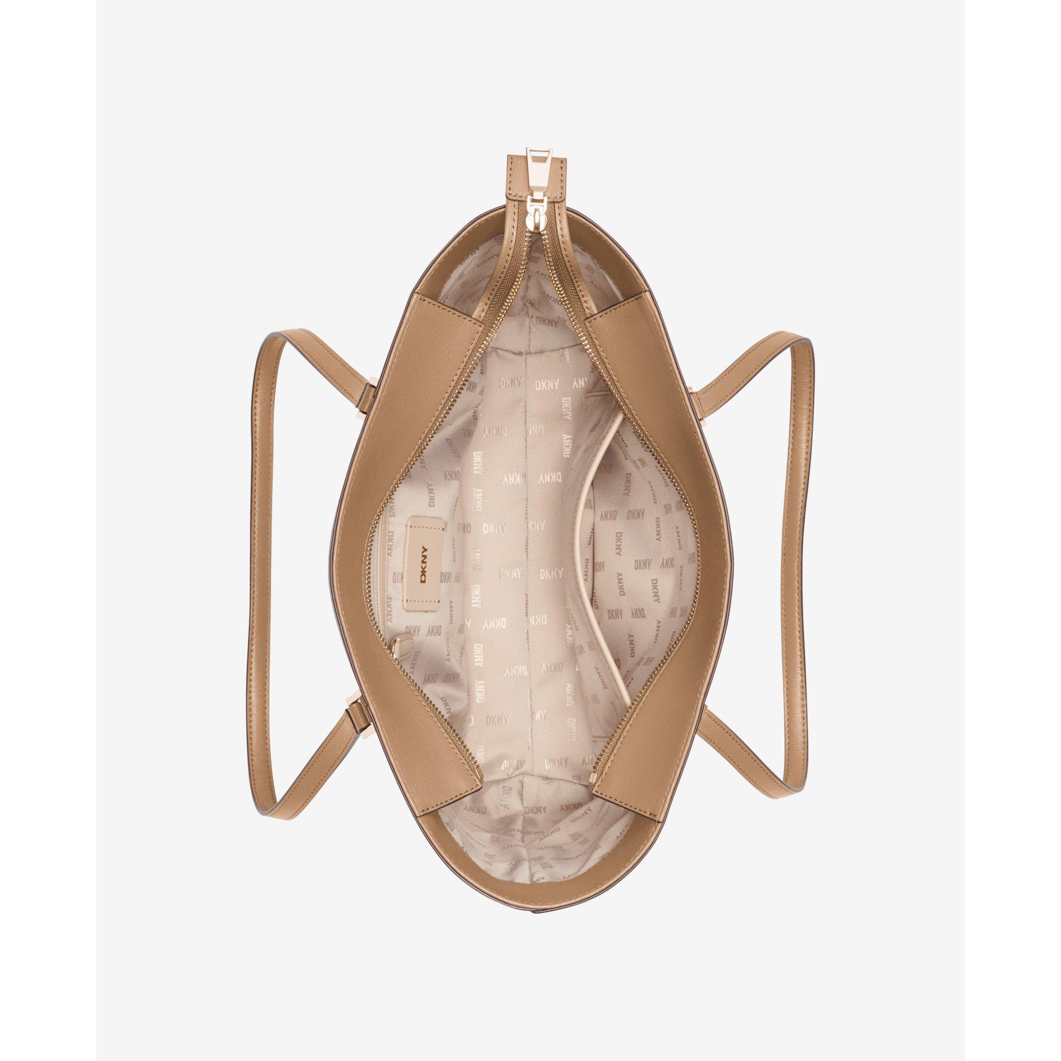 Brown - DKNY - Women's Bryant Monogram Tote Bag - 7