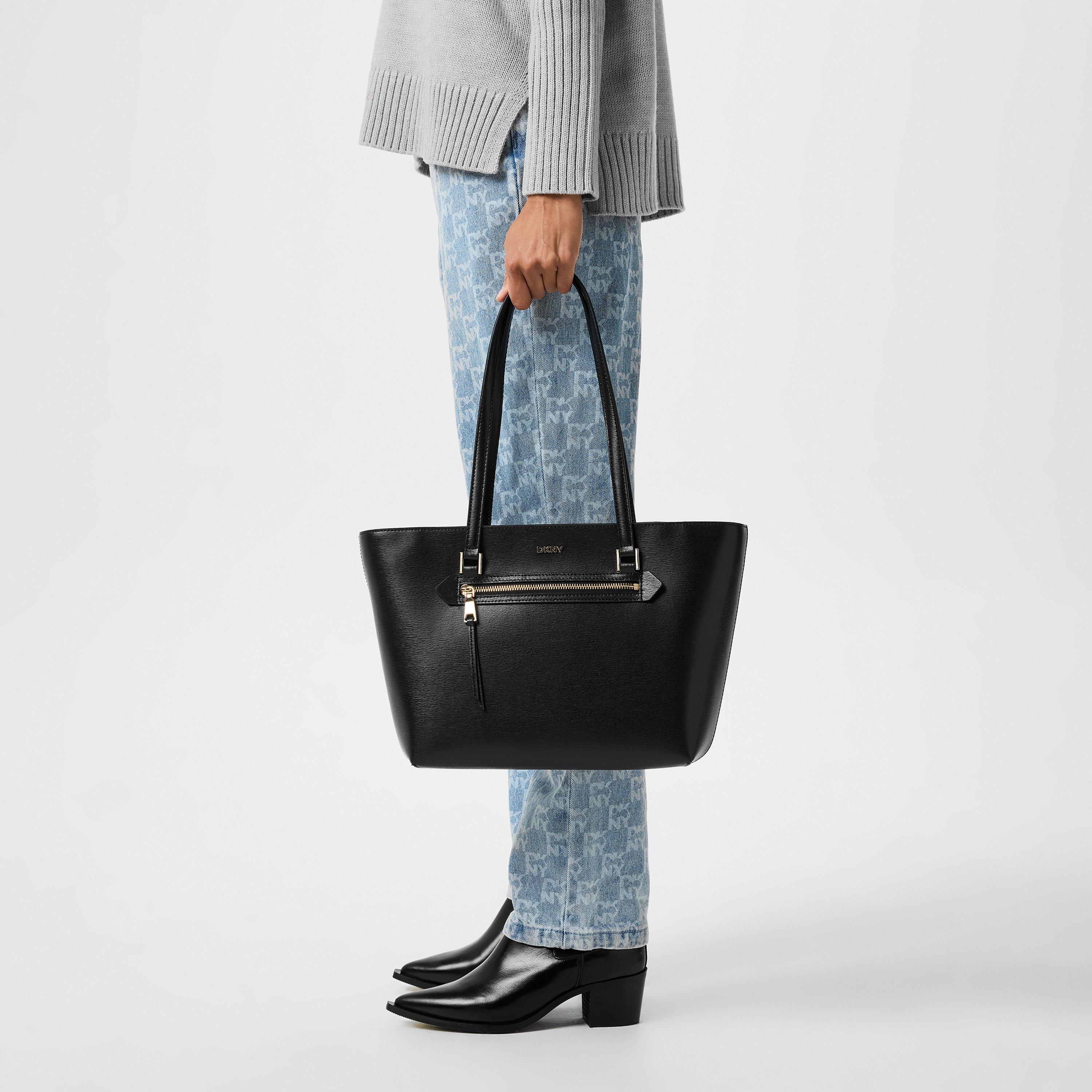 Black - DKNY - Women's Bryant Monogram Tote Bag - 2