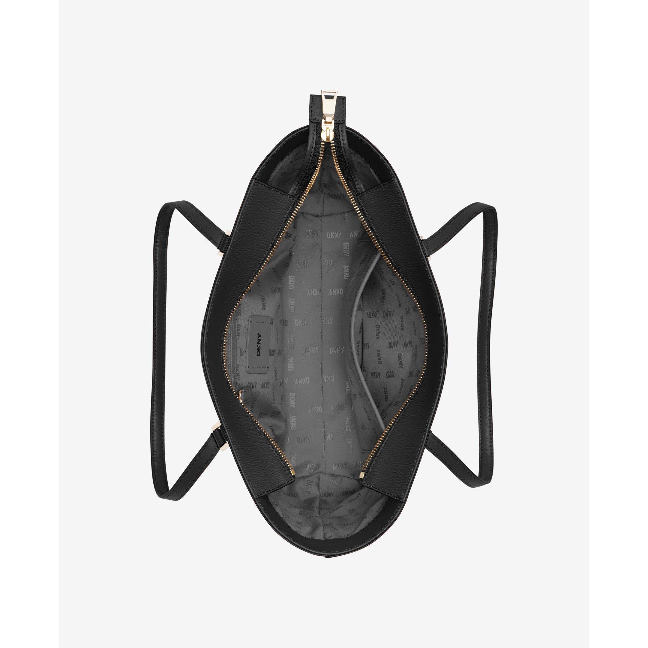 Black - DKNY - Women's Bryant Monogram Tote Bag - 4