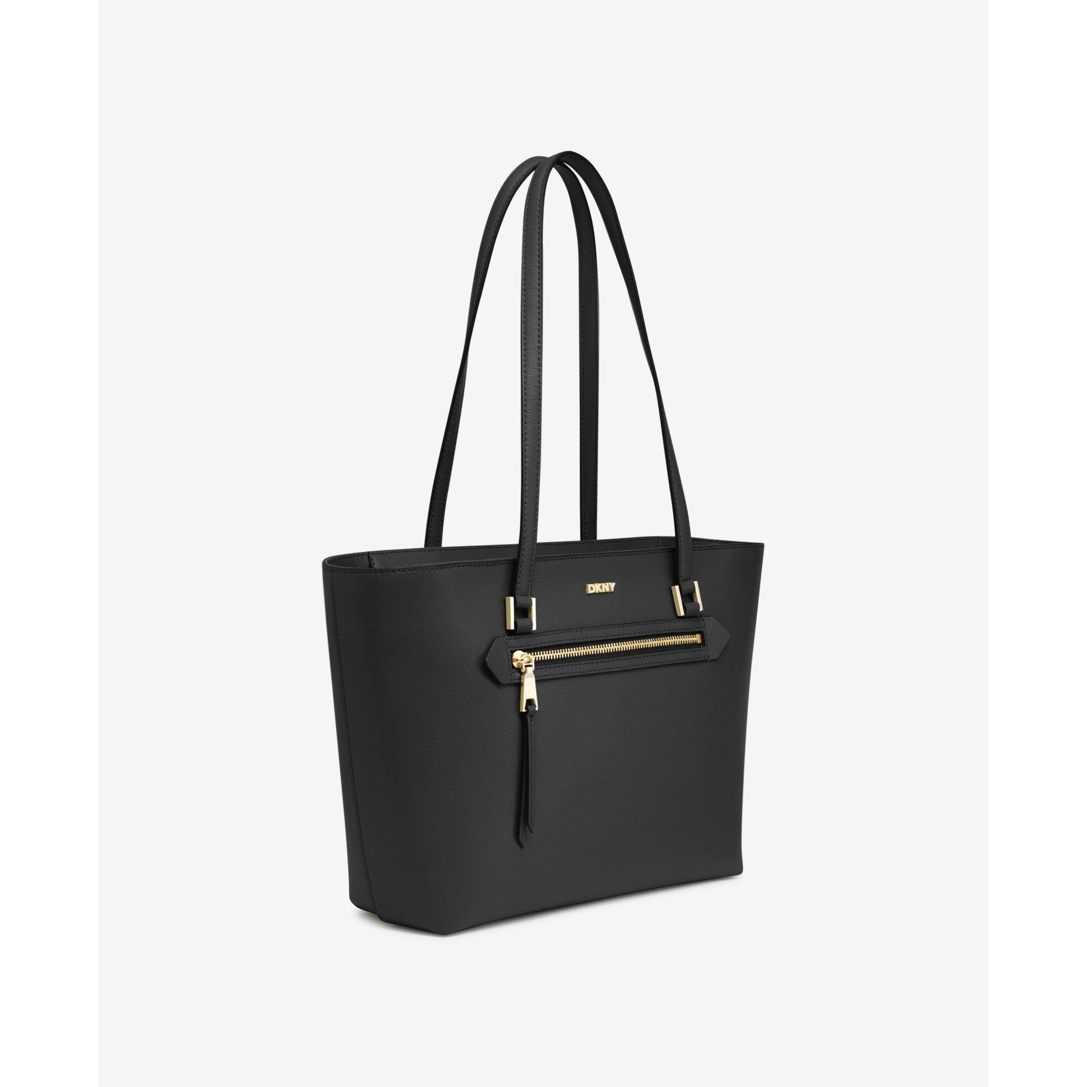 Black - DKNY - Women's Bryant Monogram Tote Bag - 5
