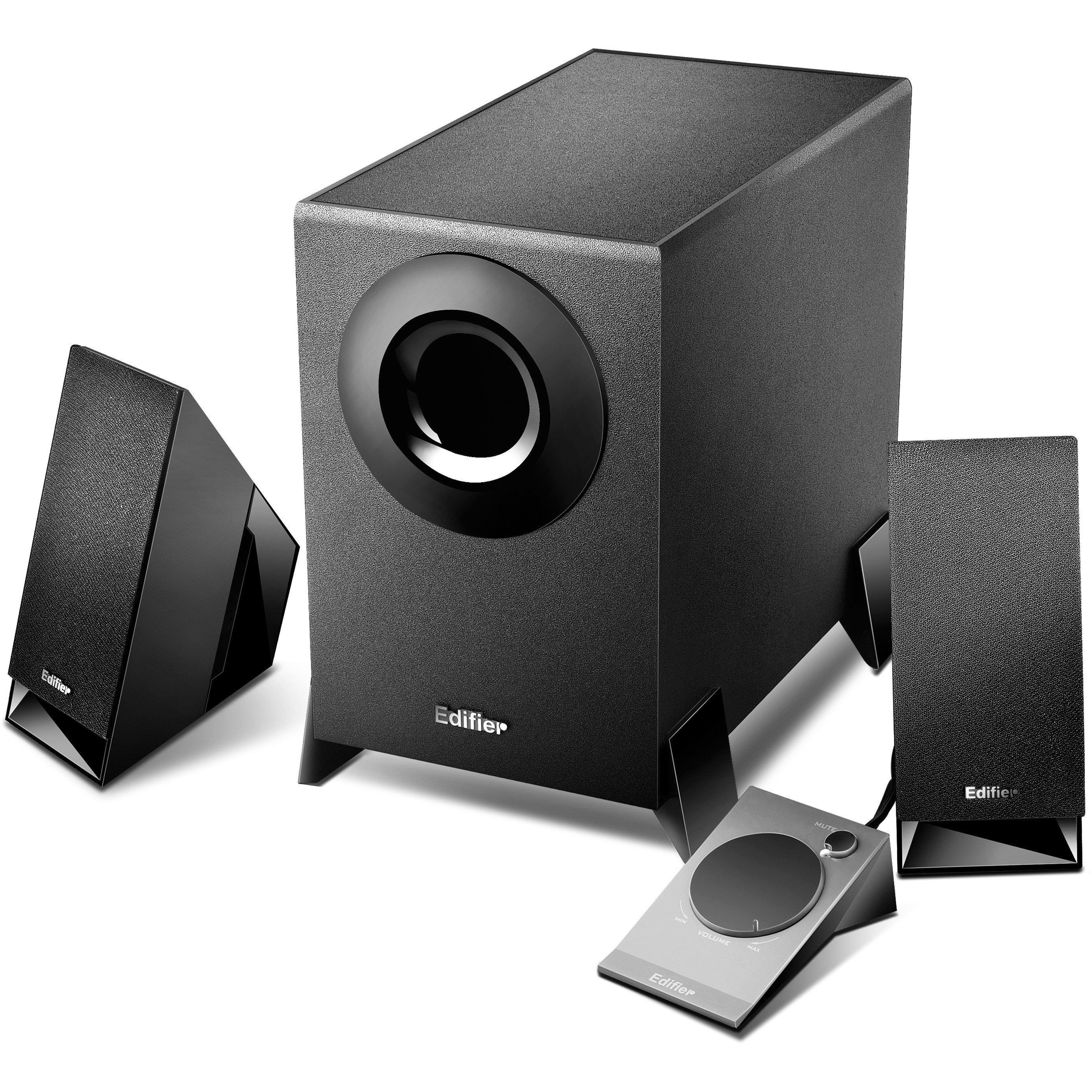 Black - Edifier - Edifier M1360 2.1 Multimedia Speaker System Black - 1