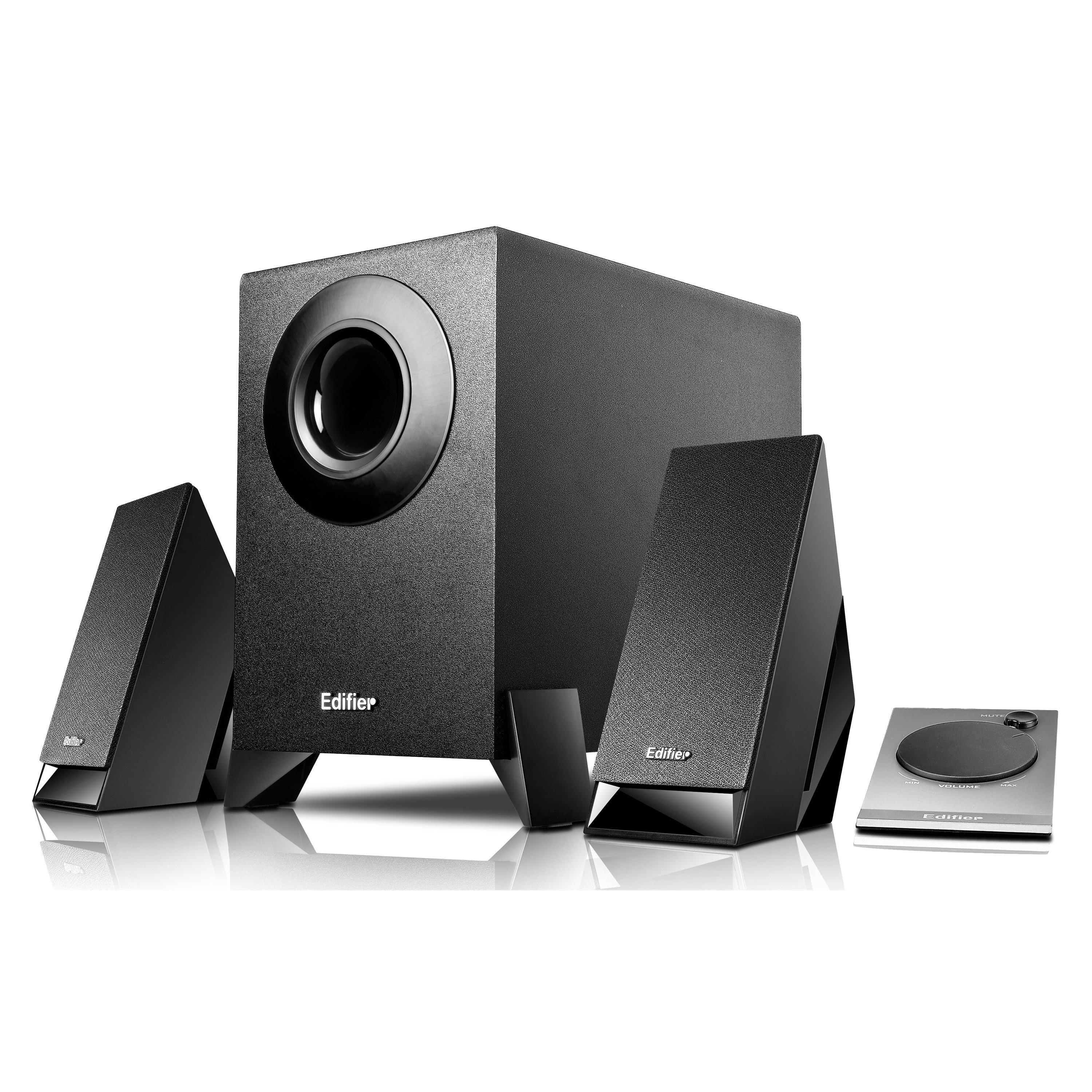 Black - Edifier - Edifier M1360 2.1 Multimedia Speaker System Black - 2