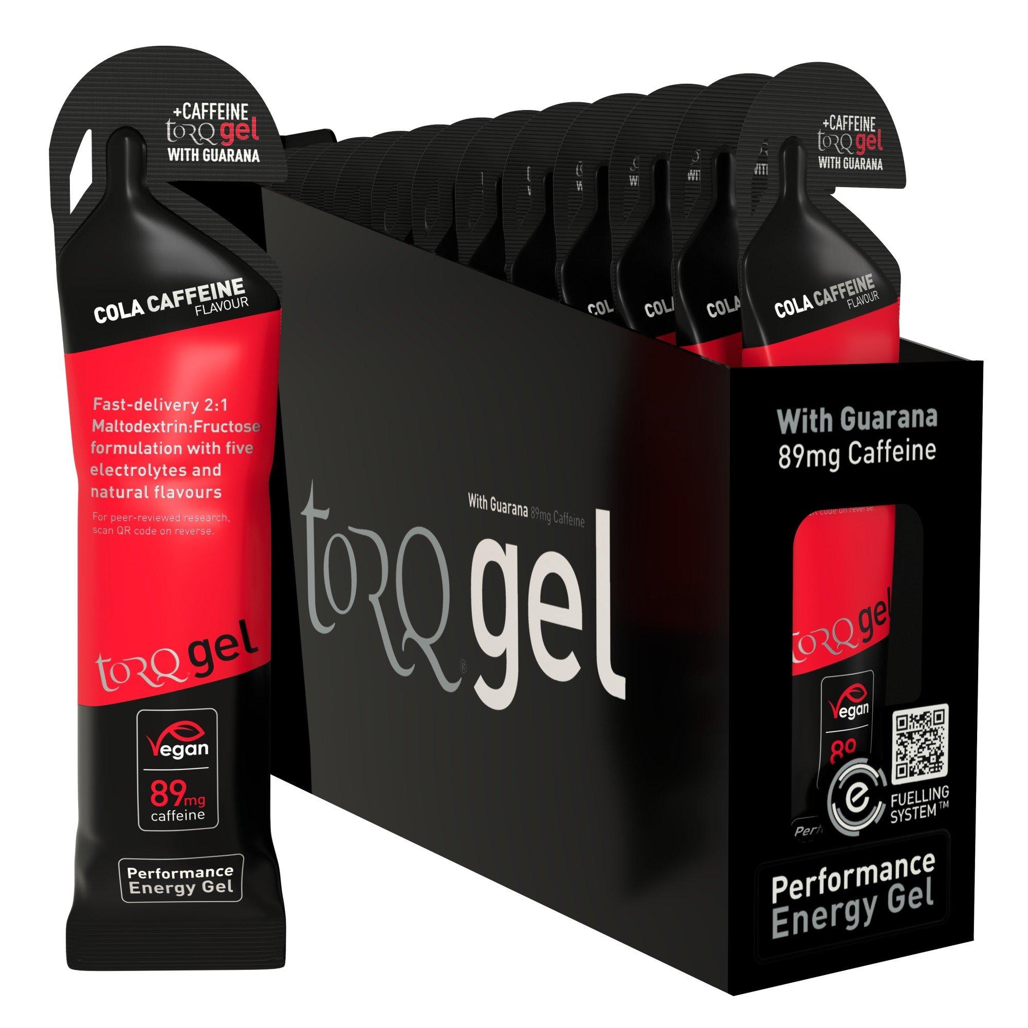 Torq  Cola With Guara Energy Gel With Guarana - Caffeinated (15X 45G) - 15 x 45g