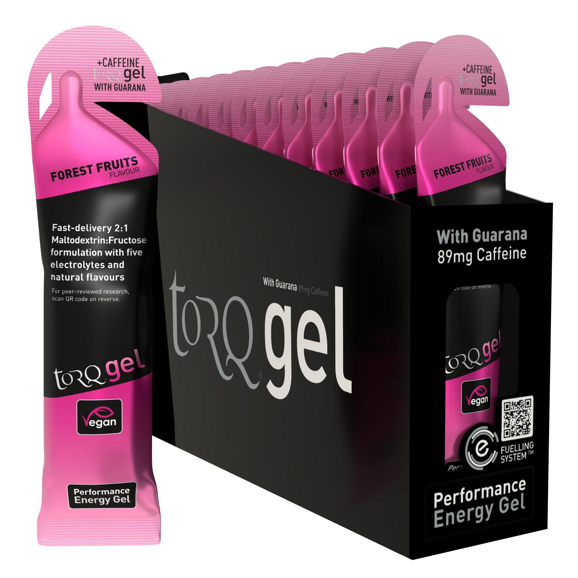 Torq  Energy Gel With Guarana - Caffeinated (15X 45G) - Forest Fruits W - 15 x 45g