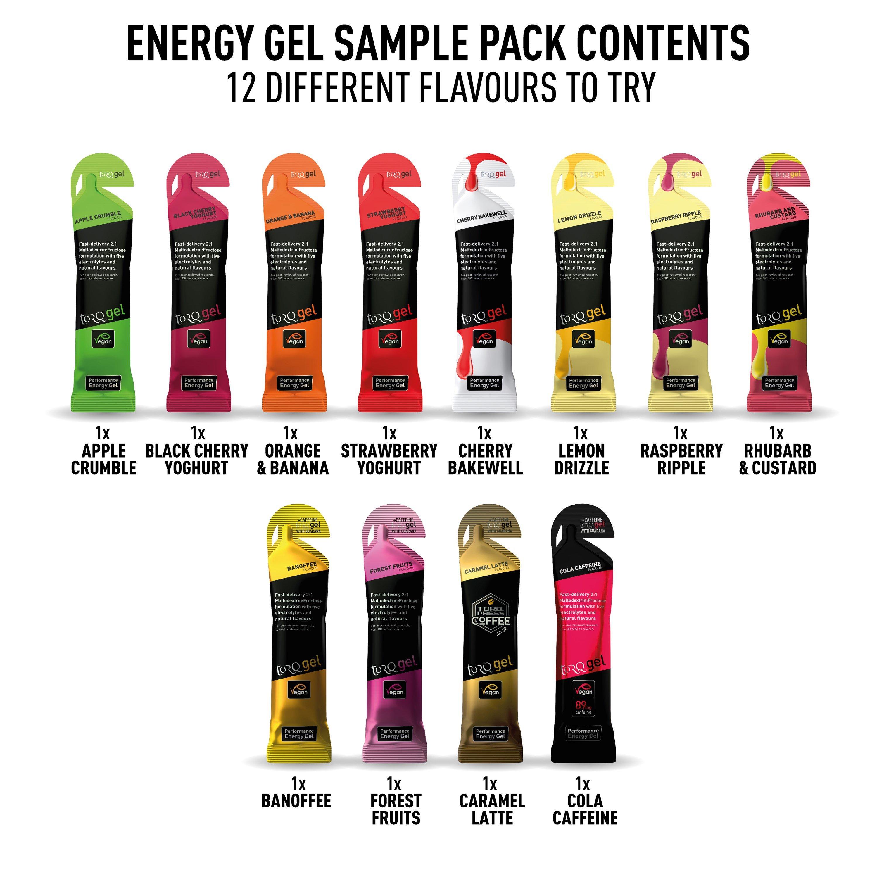 Multi - Torq - Gel Taster Pack - 12 Pack 12 Flavours - 2