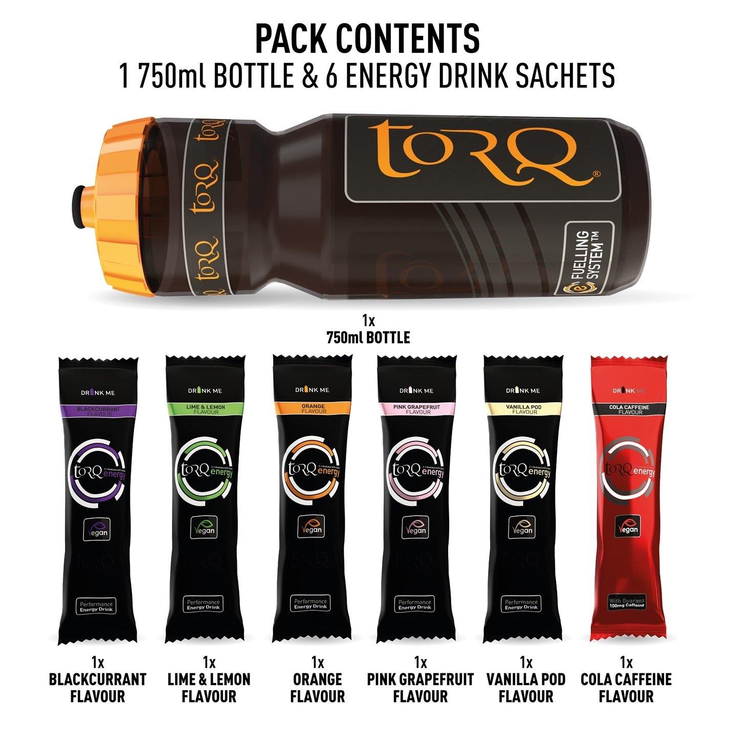 Multi - Torq - Energy 750ml Bottle Sample Pack - 6 Drinks - 2