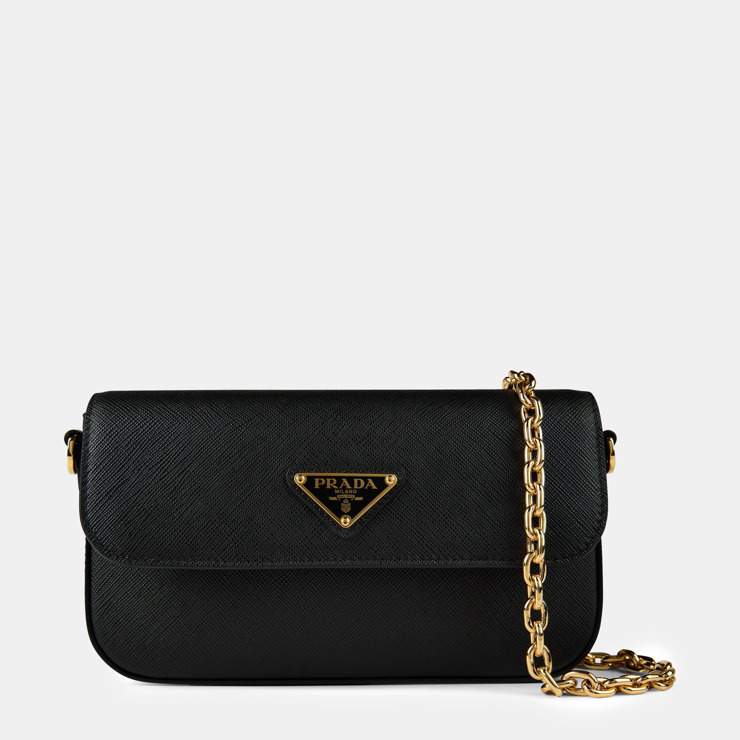 Nero - Prada - Mini Saffiano Shoulder Bag - 1