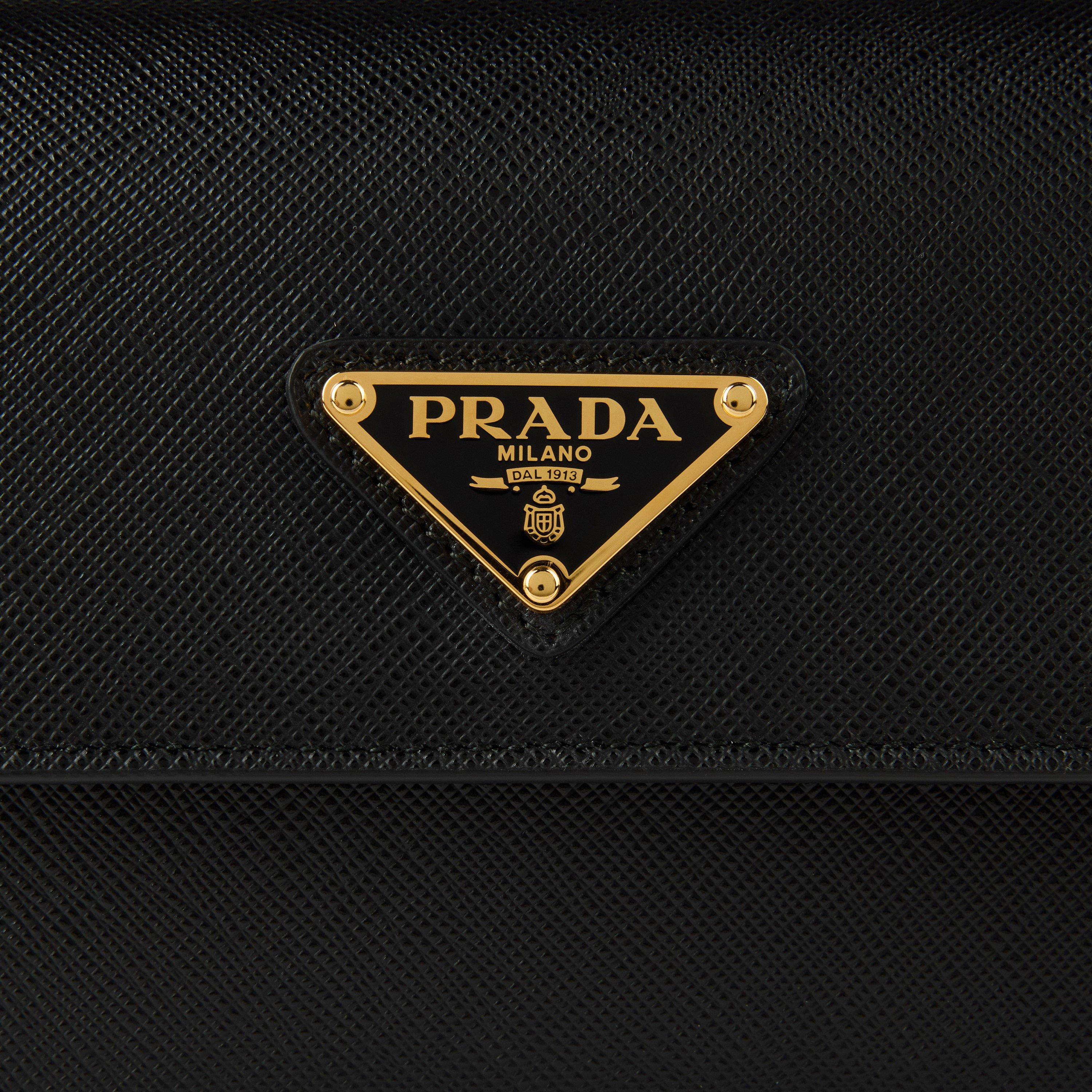 Nero - Prada - Mini Saffiano Shoulder Bag - 4