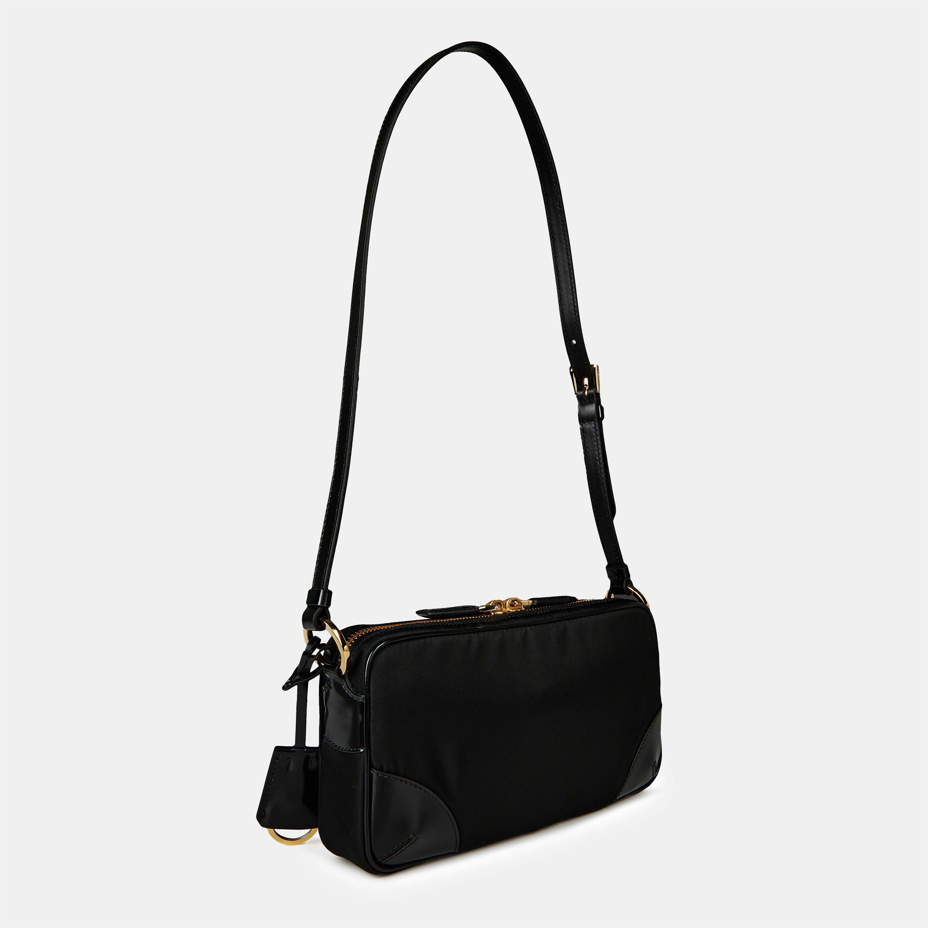 Nero - Prada - Nylon Saffiano Crossbody Bag - 2