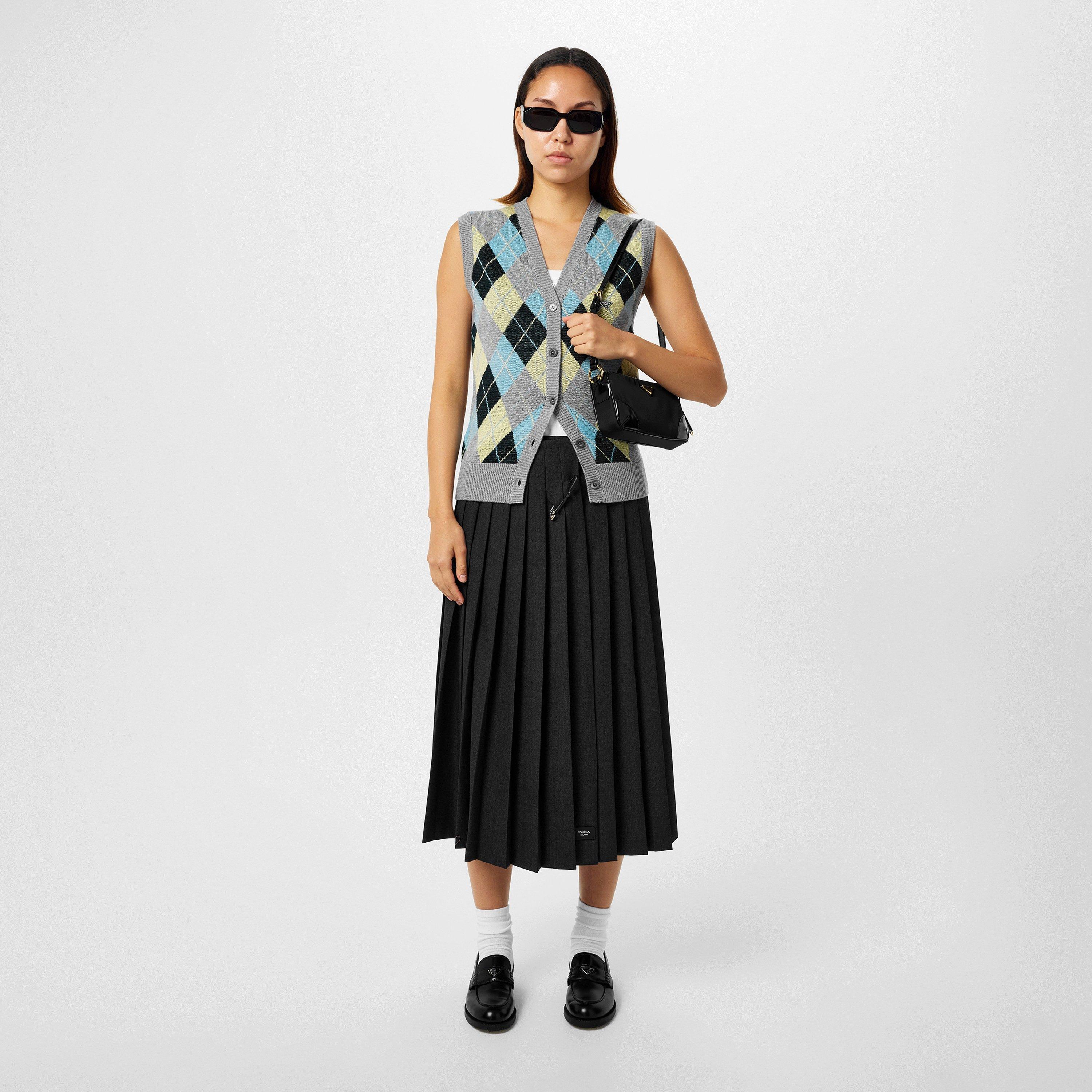 Nero - Prada - Nylon Saffiano Crossbody Bag - 5