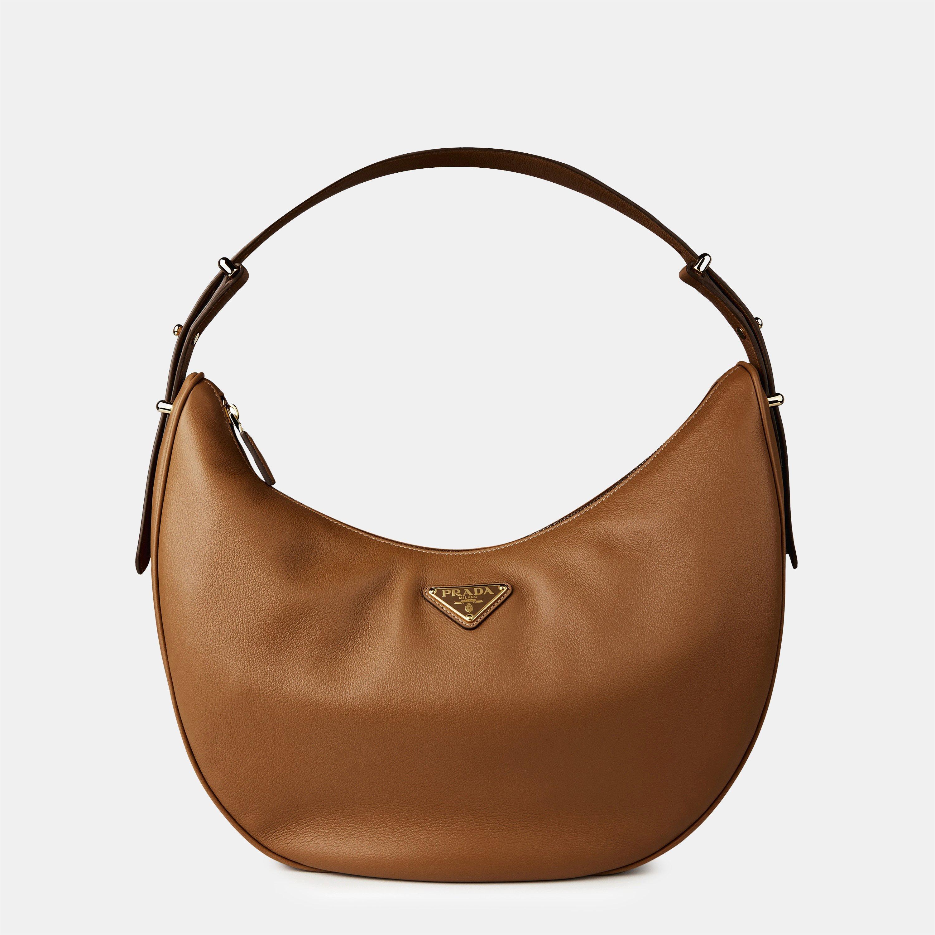 Caramello 0 - Prada - Large Leather Shoulder Bag - 1
