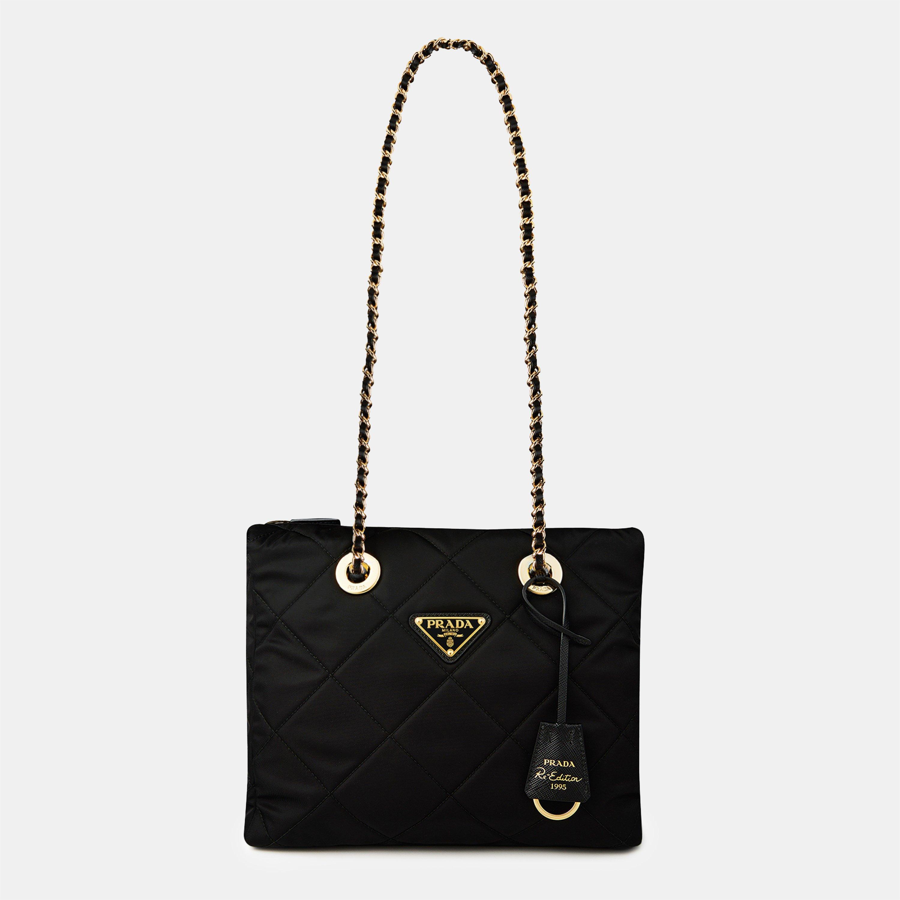 Nero - Prada - Small Recycled Nylon Tote - 1