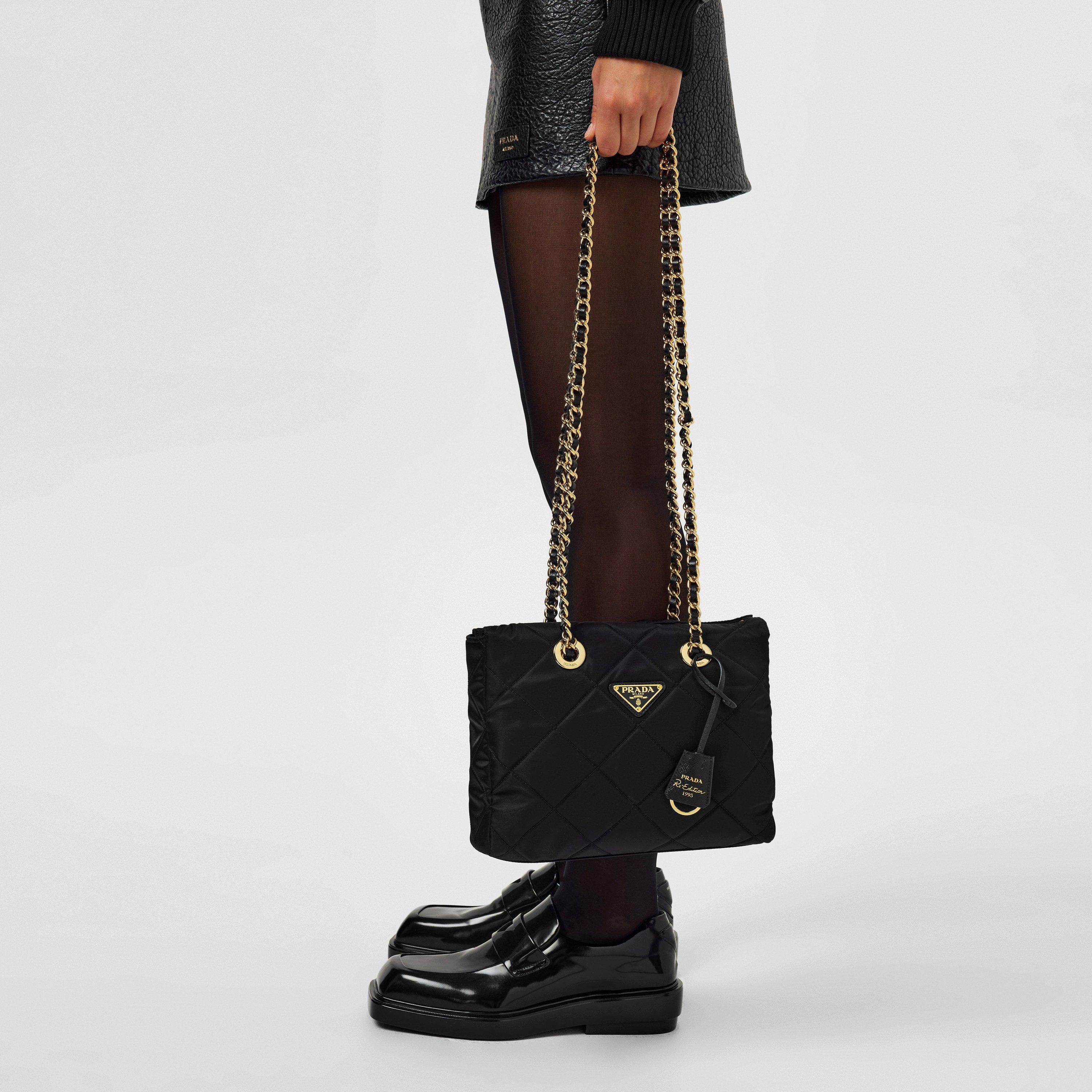 Nero - Prada - Small Recycled Nylon Tote - 3