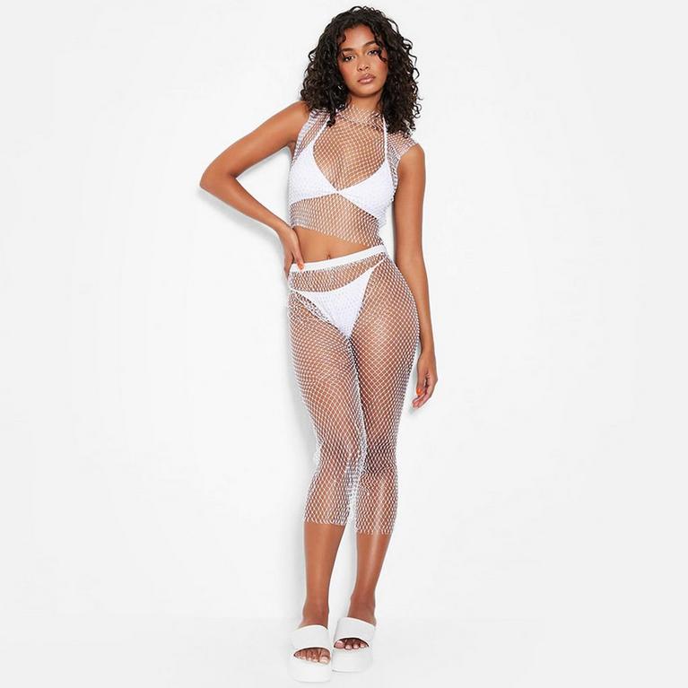 Blanco - I Saw It First - ISAWITFIRST Fishnet Trousers - 1
