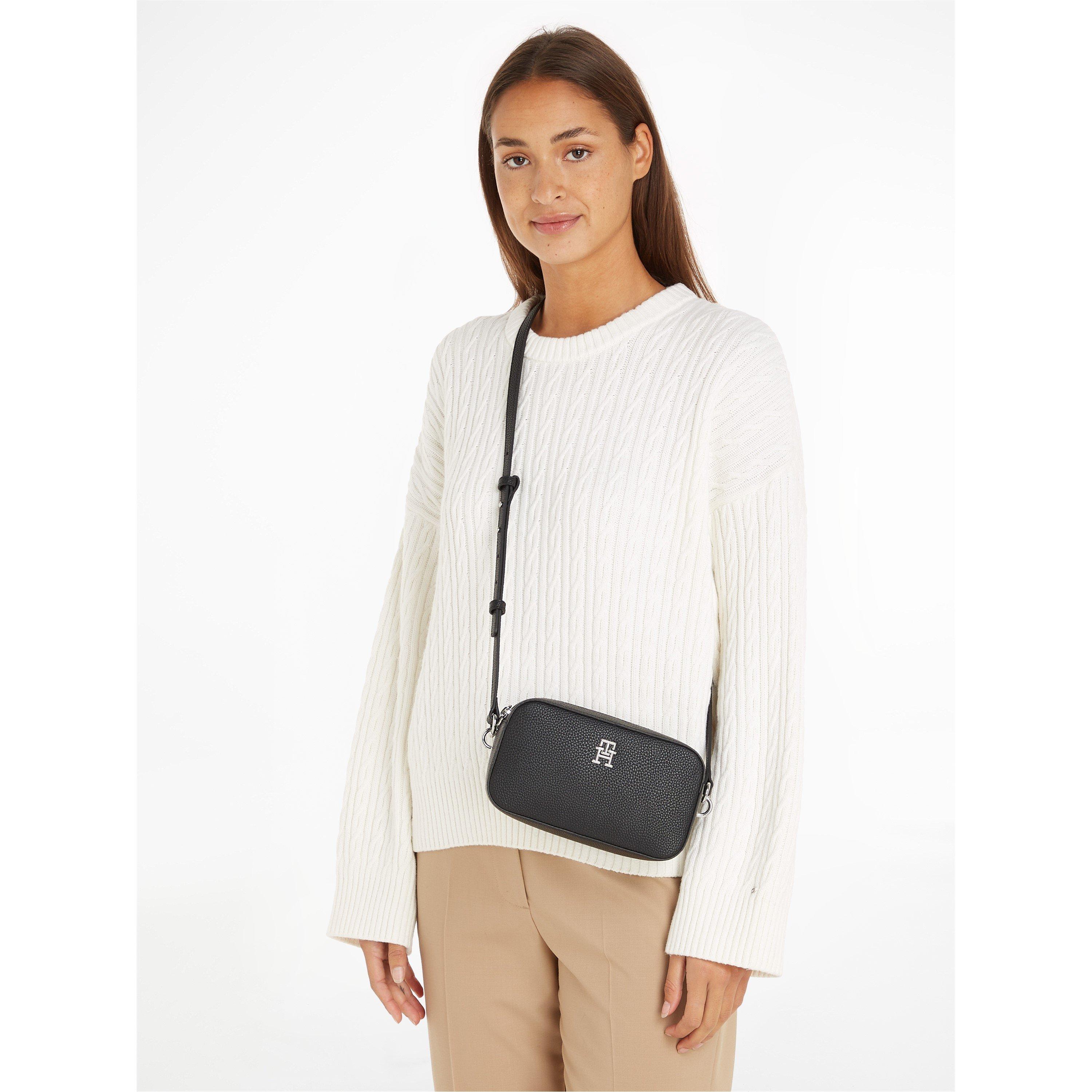 Black - Tommy Hilfiger - TH Emblem Camera Bag - 4