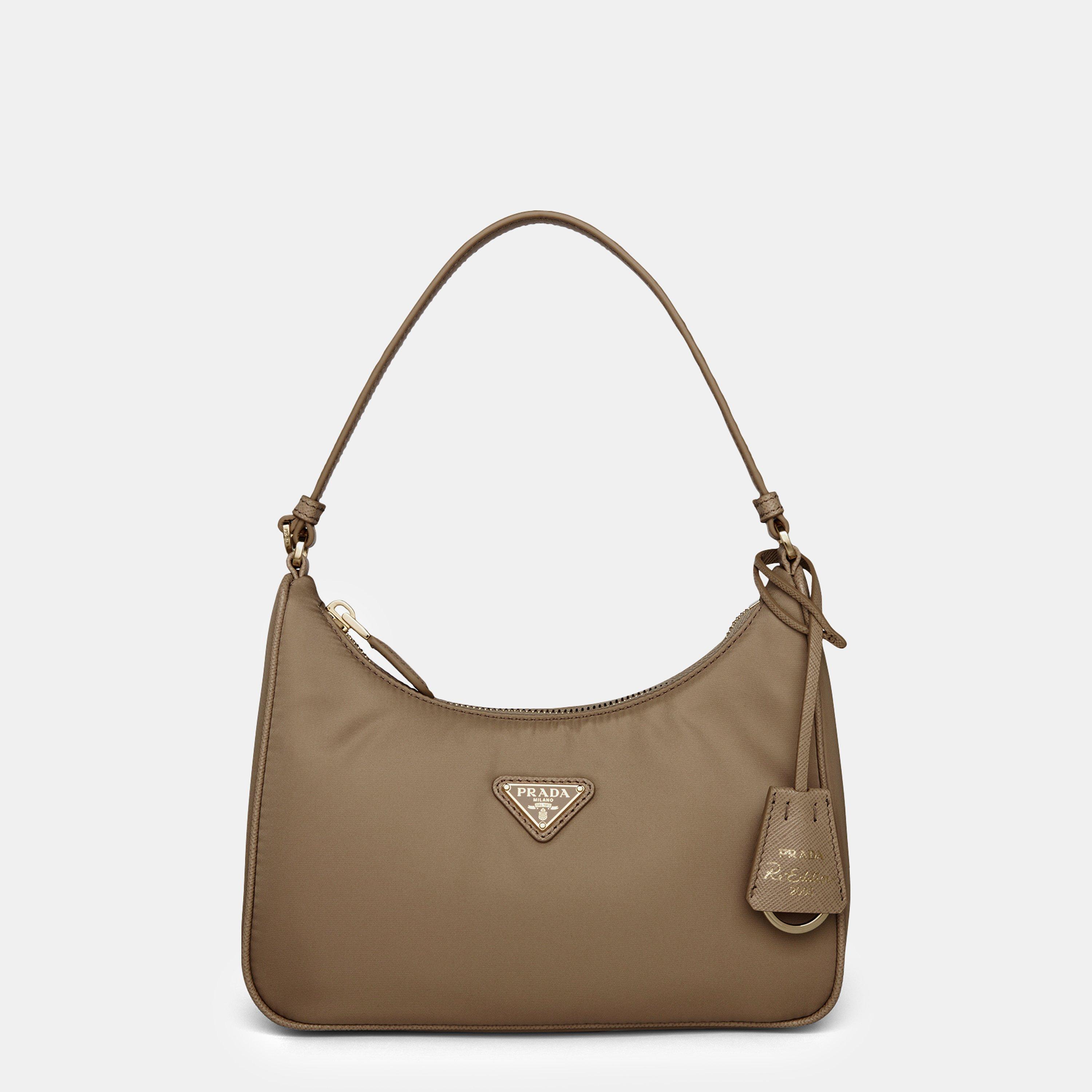 Cammello 1 - Prada - Women's Recycled Nylon Shoulder Bag - 1