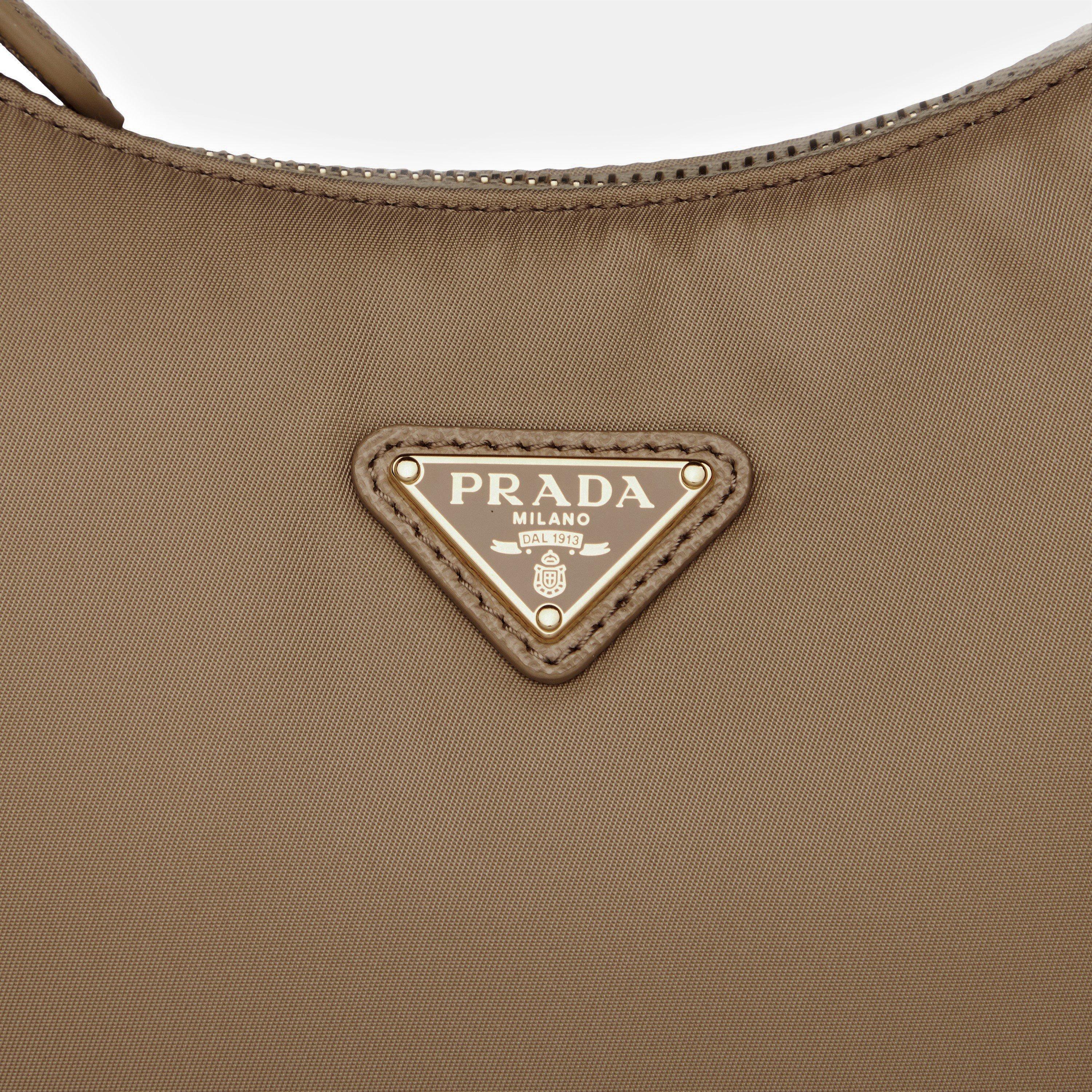 Cammello 1 - Prada - Women's Recycled Nylon Shoulder Bag - 3