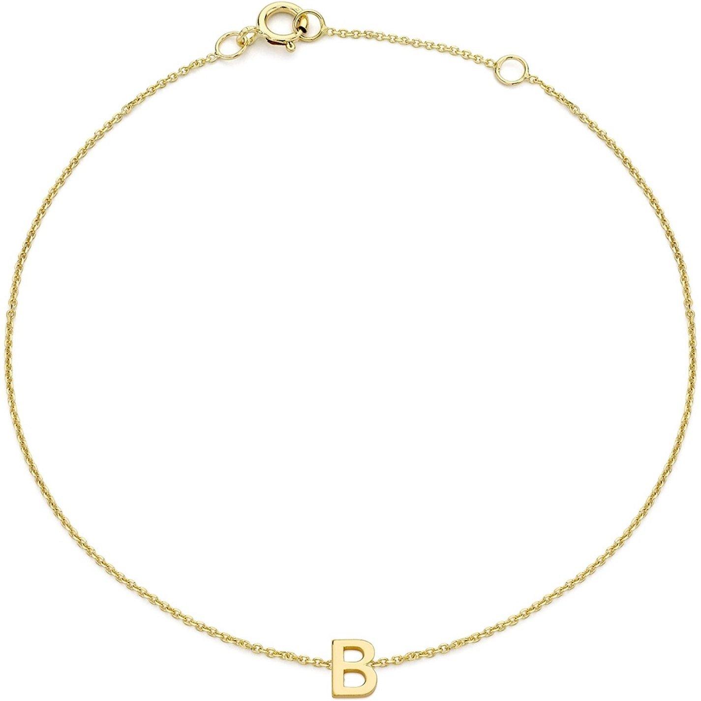 Yellow Gold - Be You - 9ct Mini Initial Bracelet - 2