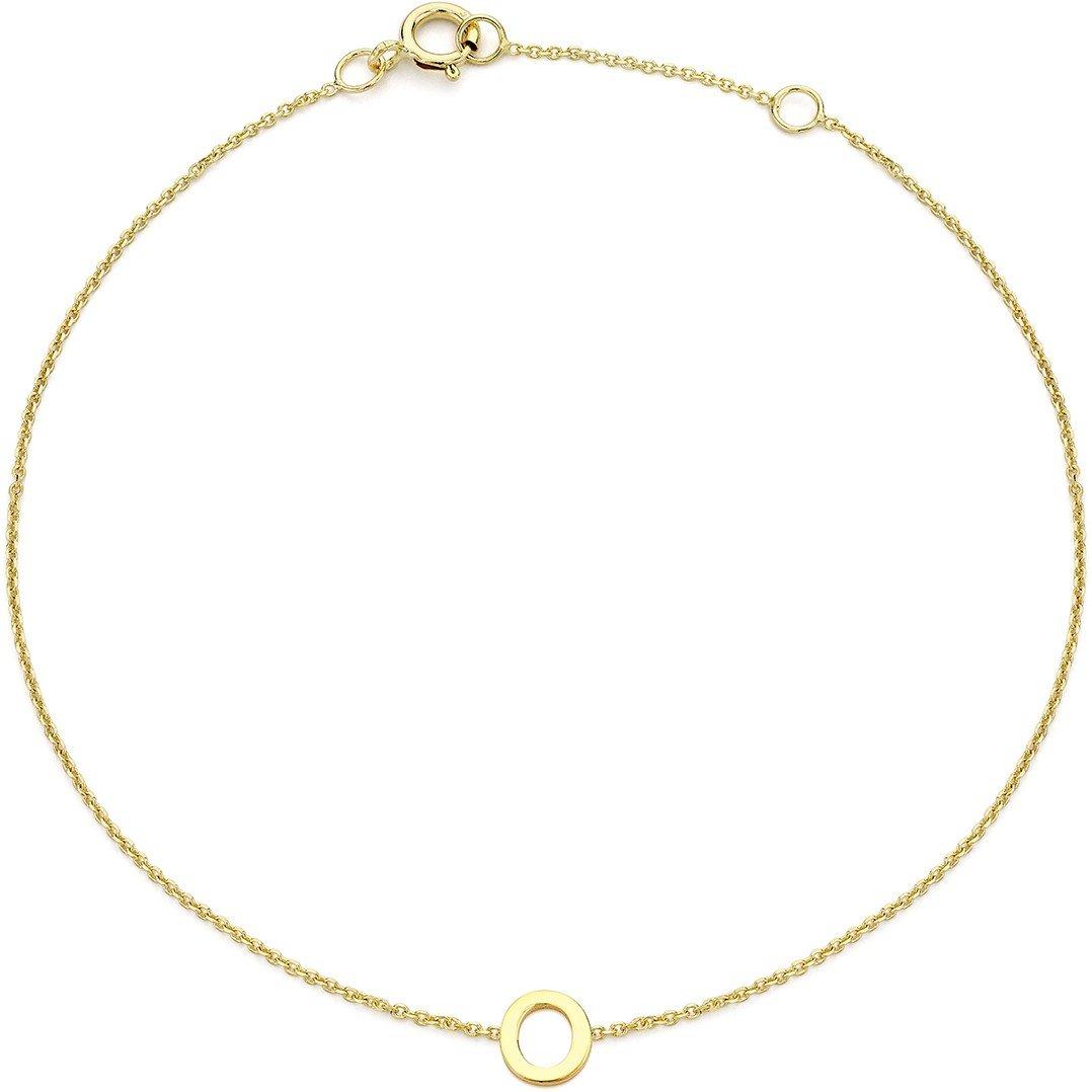 Yellow Gold - Be You - 9ct Mini Initial Bracelet - 15