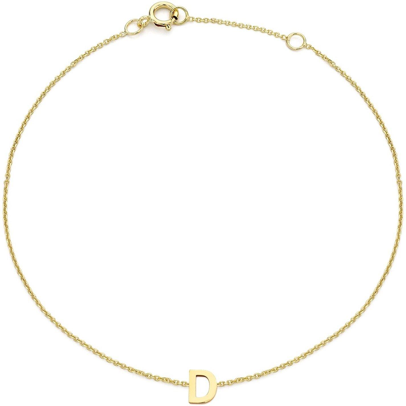 Yellow Gold - Be You - 9ct Mini Initial Bracelet - 4