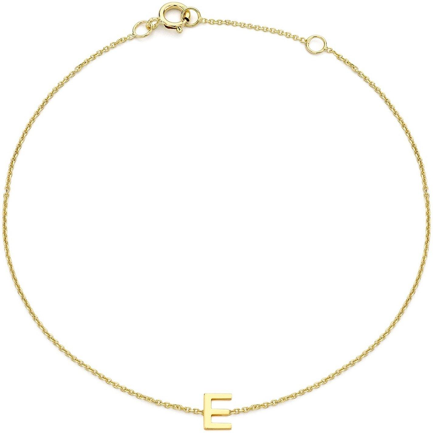 Yellow Gold - Be You - 9ct Mini Initial Bracelet - 5