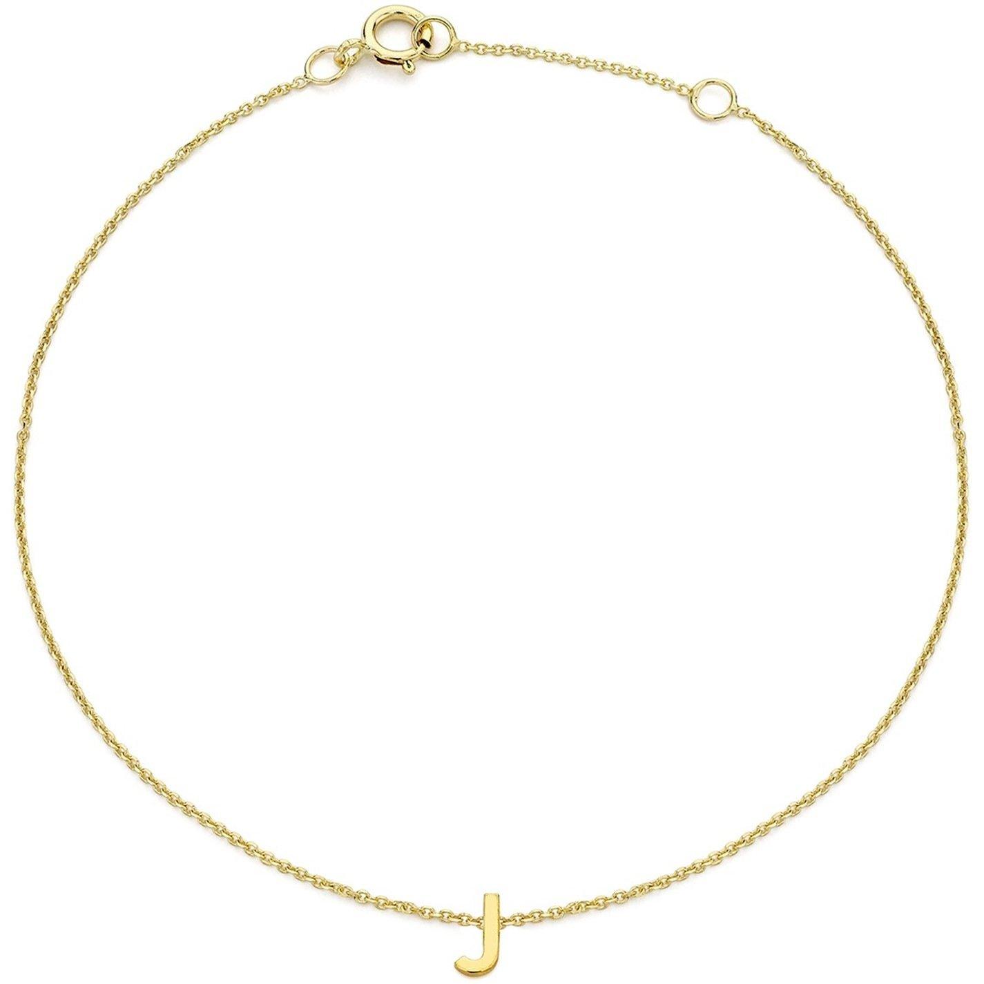 Yellow Gold - Be You - 9ct Mini Initial Bracelet - 10