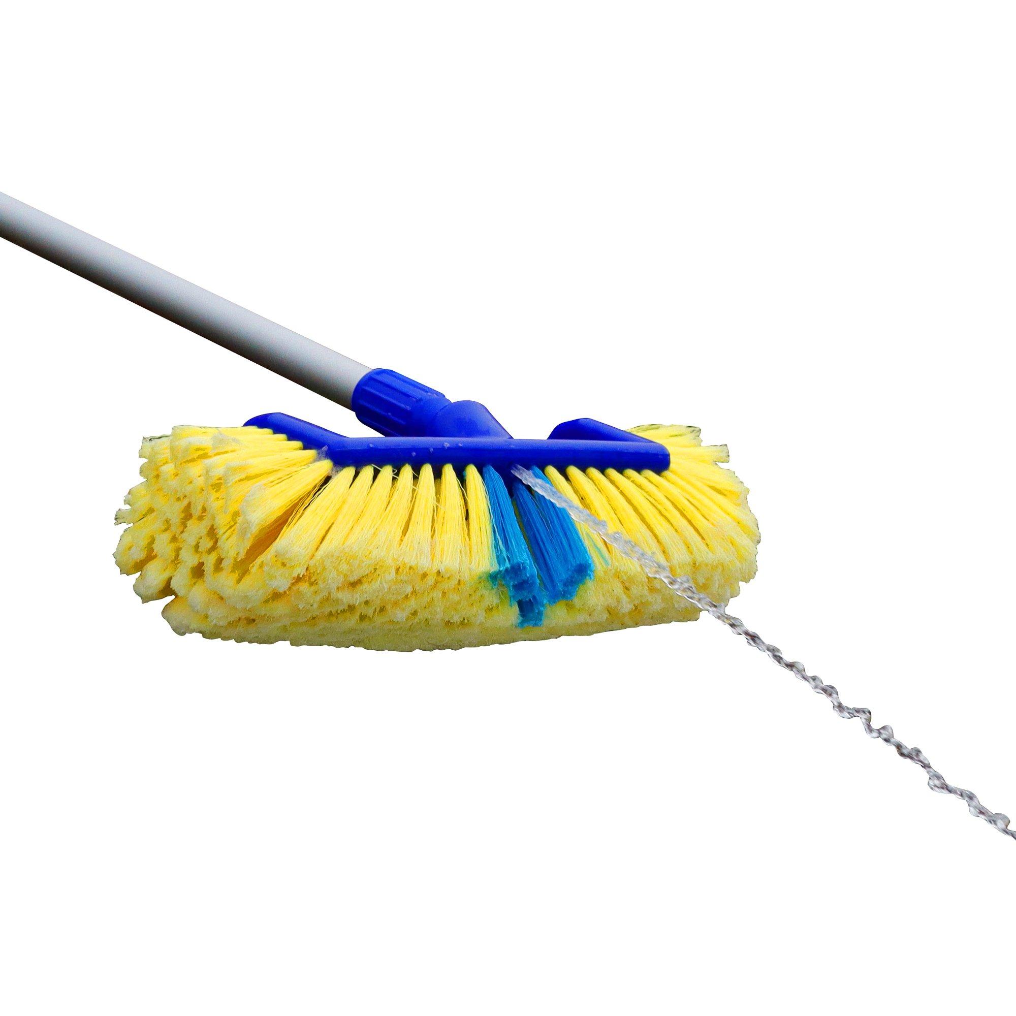 Blue/Yellow - Streetwize - Blaster Brush - 2 in 1 Wash Brush with Jet Spray - 2