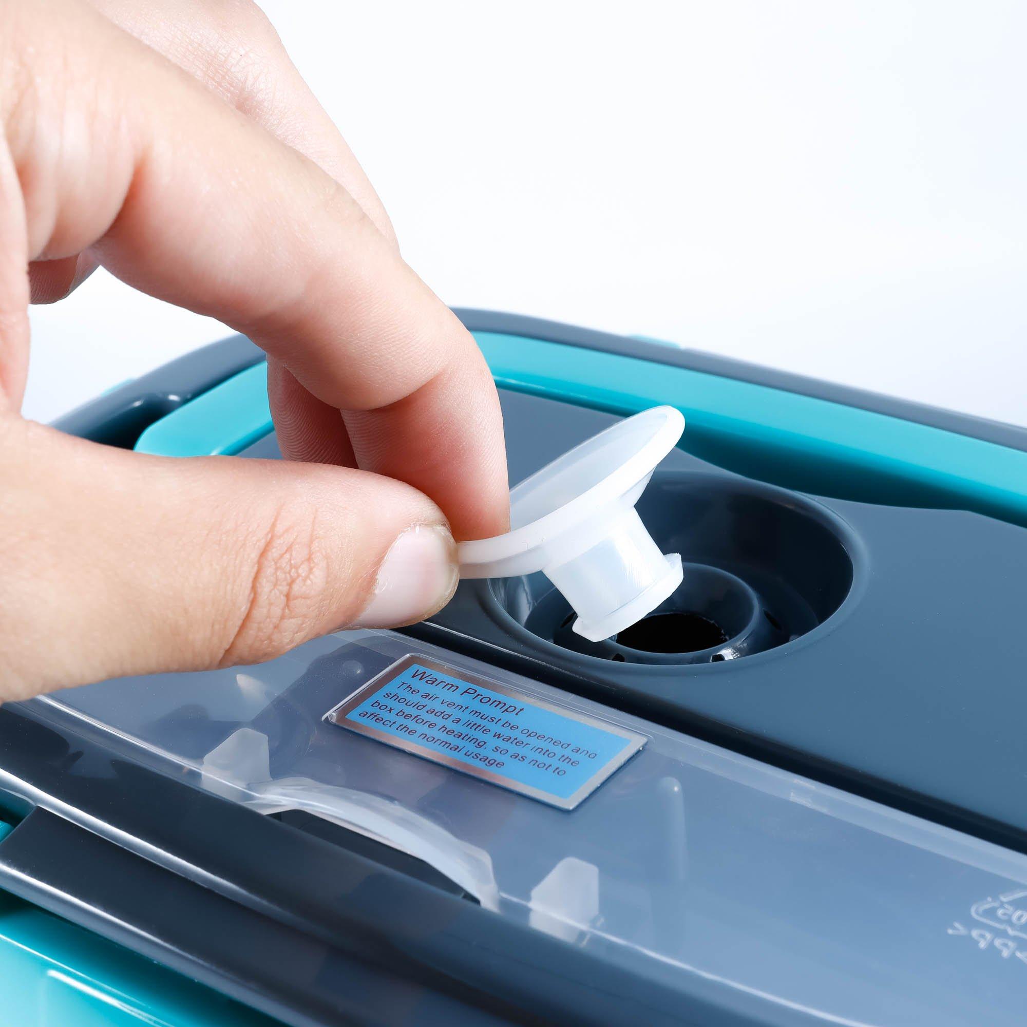 Grey/Turquoise - Streetwize - Electric Food Heater Lunch Box - 5