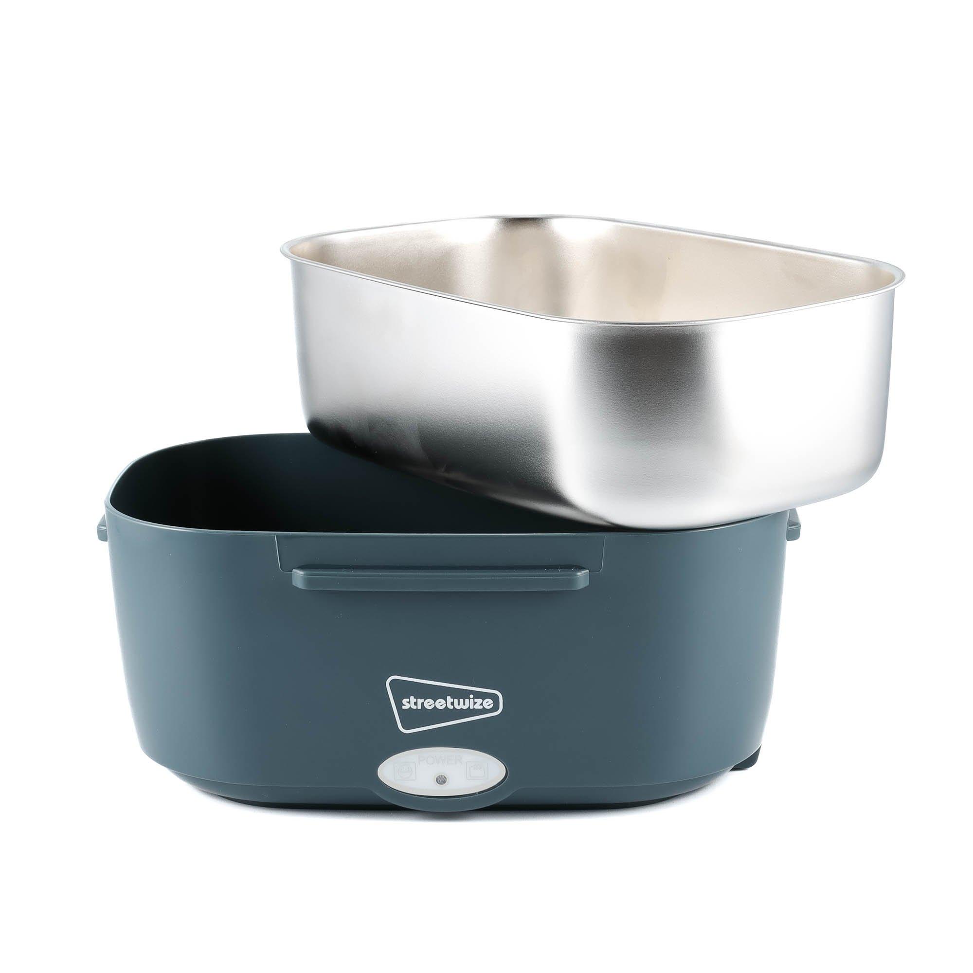 Grey/Turquoise - Streetwize - Electric Food Heater Lunch Box - 7