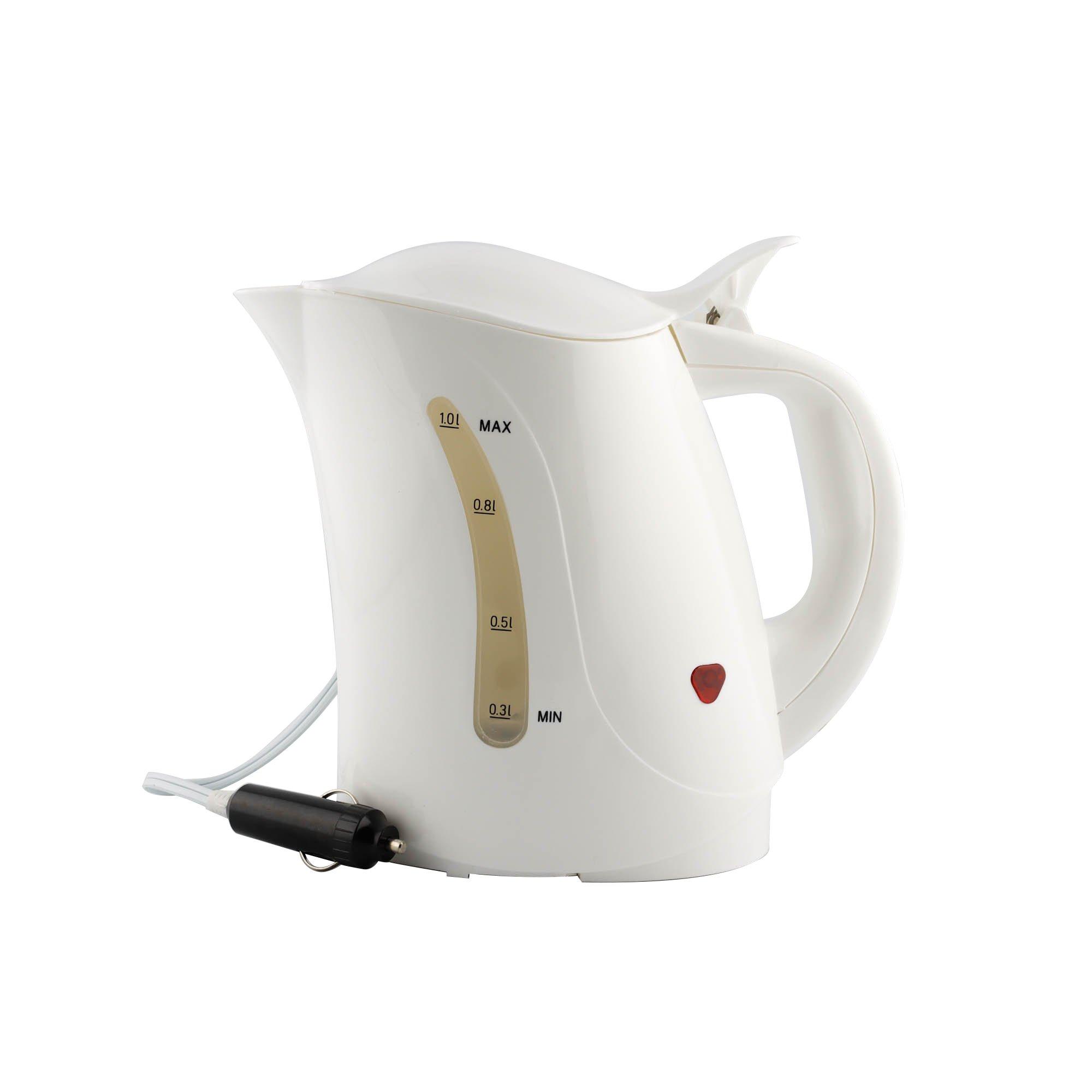 Streetwize  12V Large Capacity Kettle - White - 1L