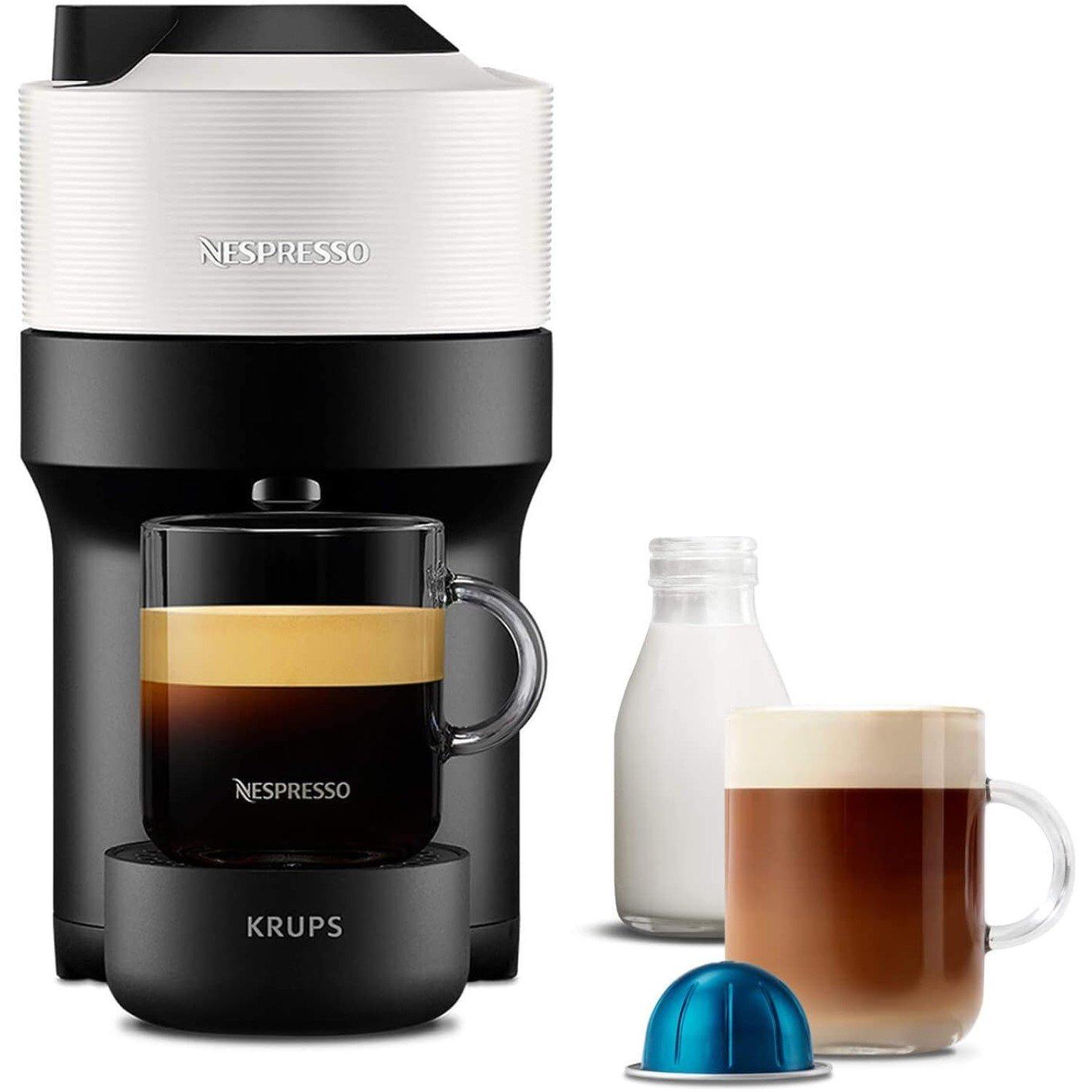 Nespresso  Vertuo Pop Coffee Pod Machine By Krups - White