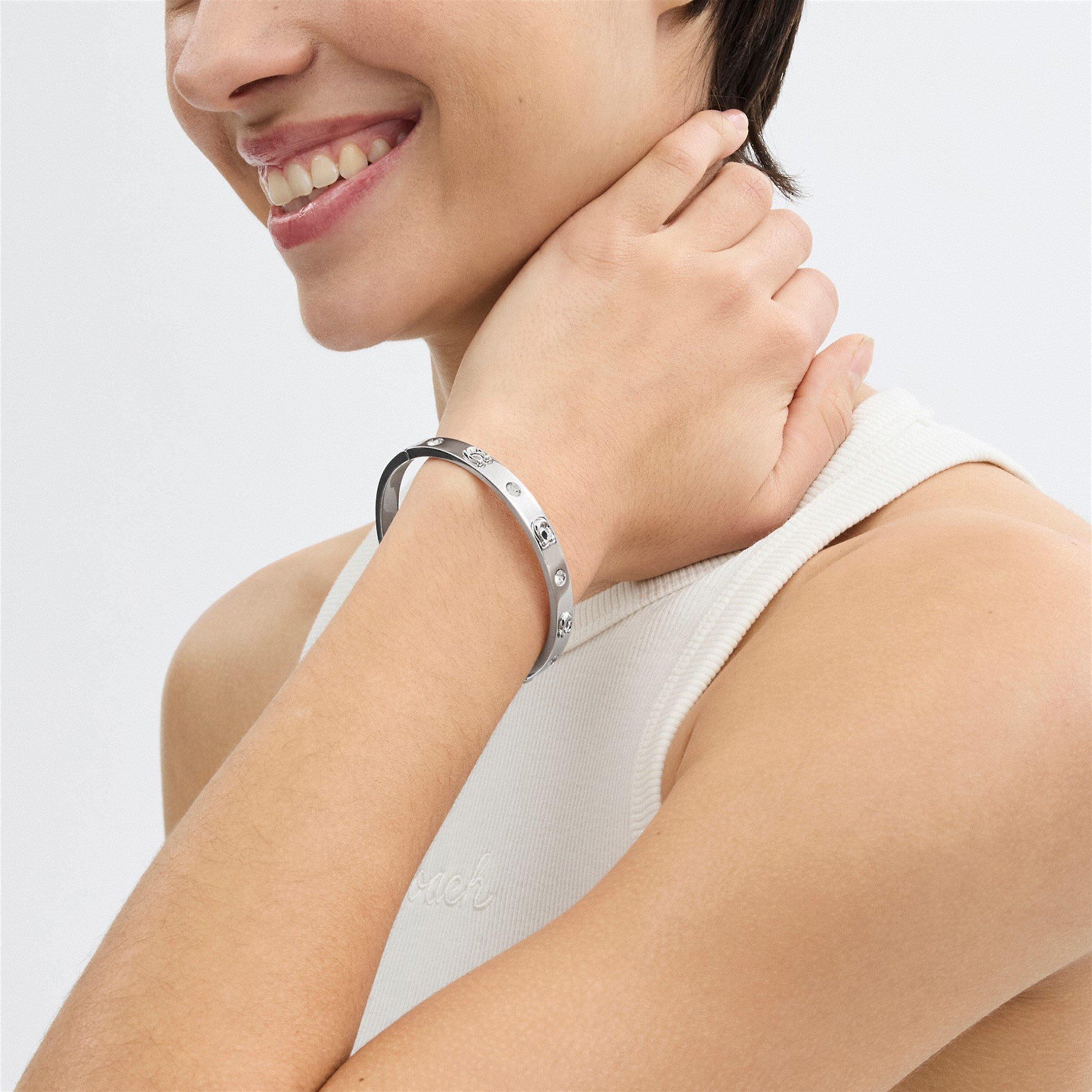 RHODIUM - Coach - COACH C BANGLE - 4