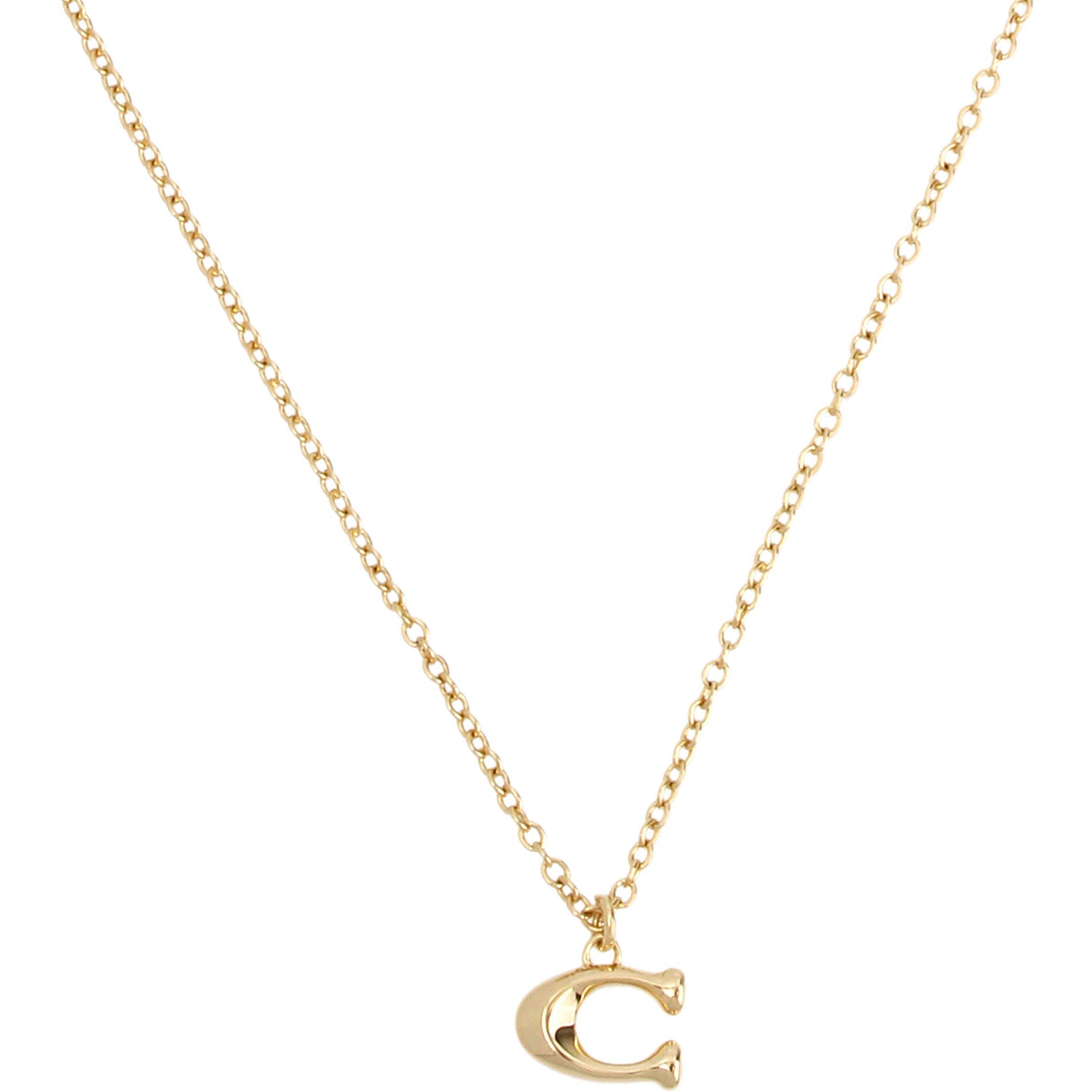 Coach COACH STARTER CHAIN NECKLACE - GOLD