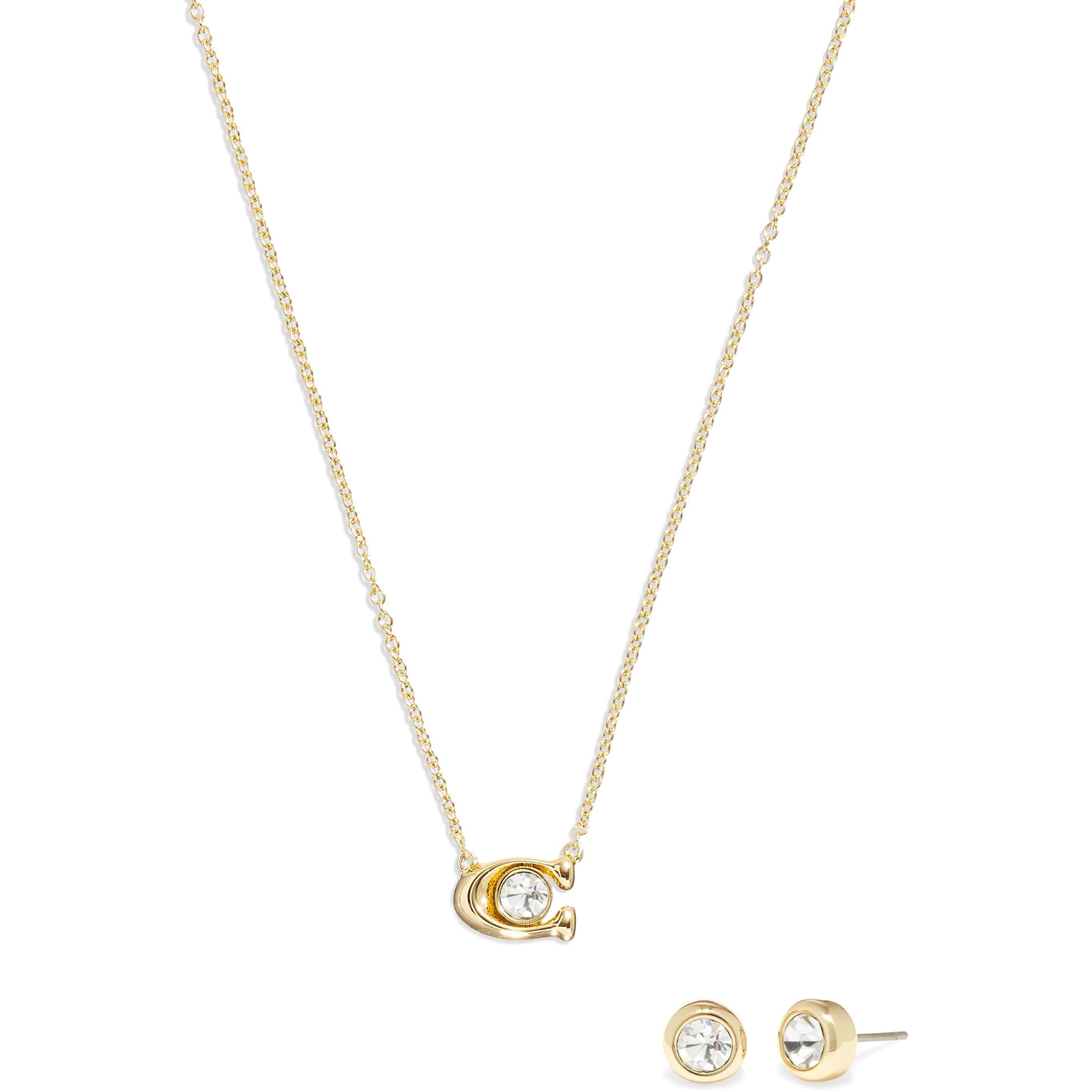 Coach COACH CRYSTAL STONE SET - GOLD