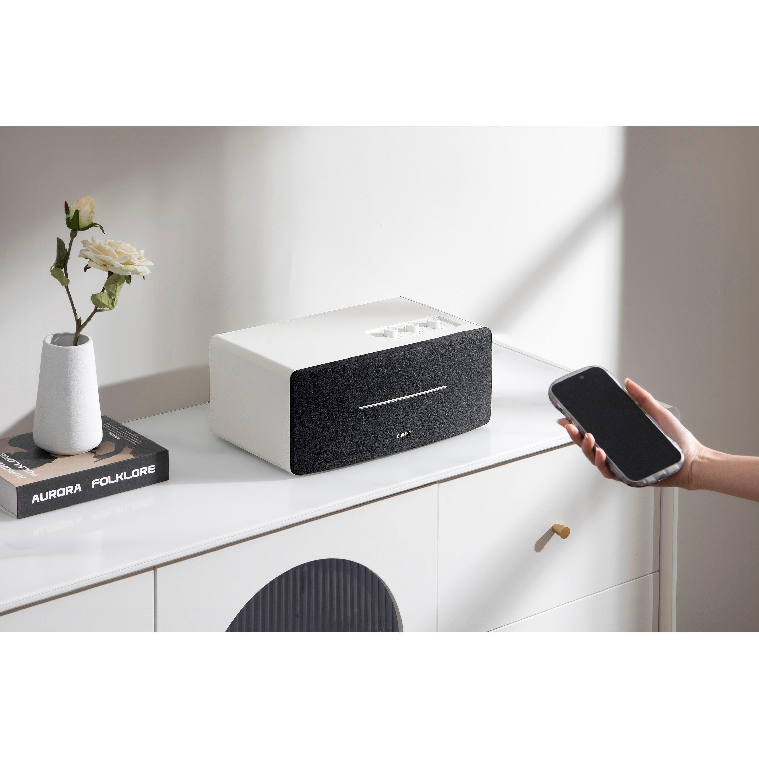 White - Edifier - Edifier D12 2.1 Stereo Bluetooth Speaker White - 5