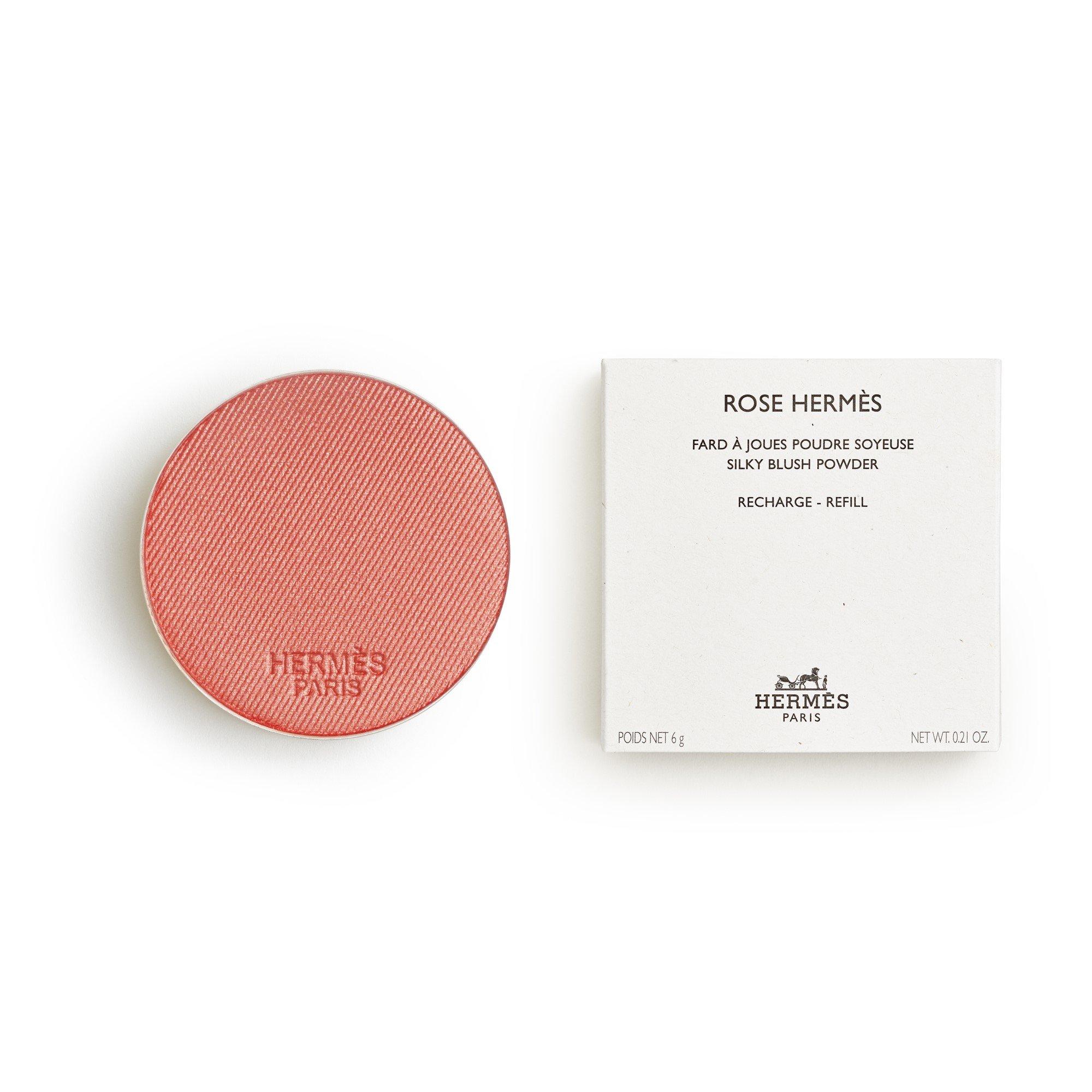 Hermes Rose Hermès, silky blush powder refill - Red