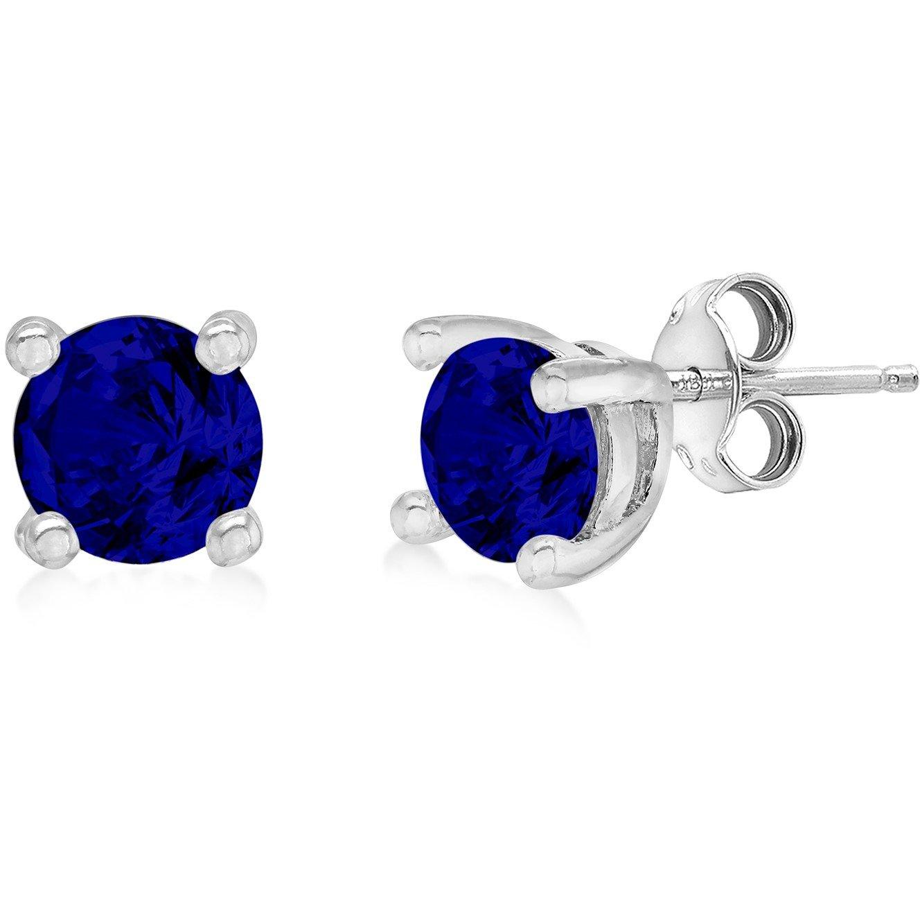 Sterling Silver - Be You - Silver Birthstone Studs - 9