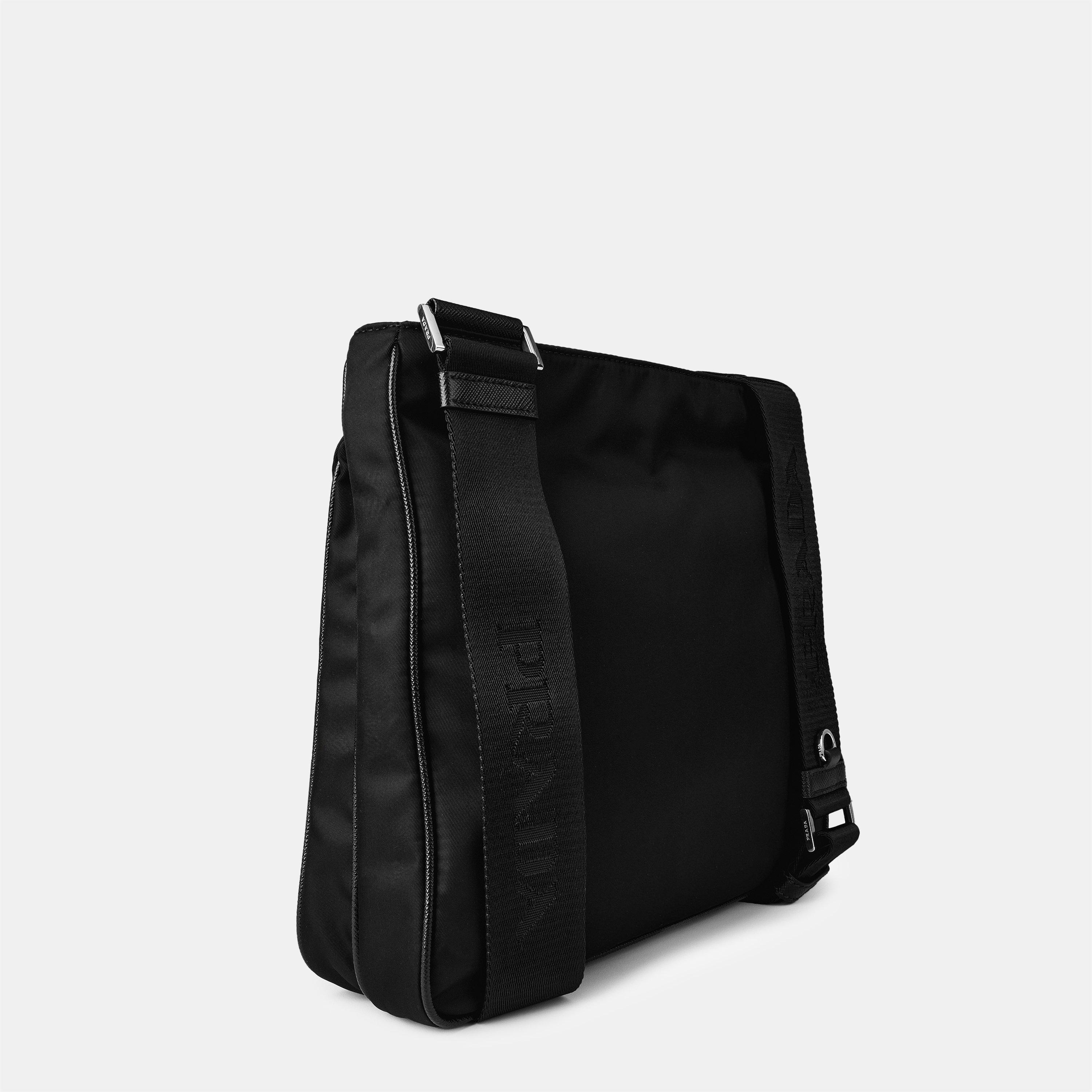 Black - Prada - Nylon Messenger Shoulder Bag - 2