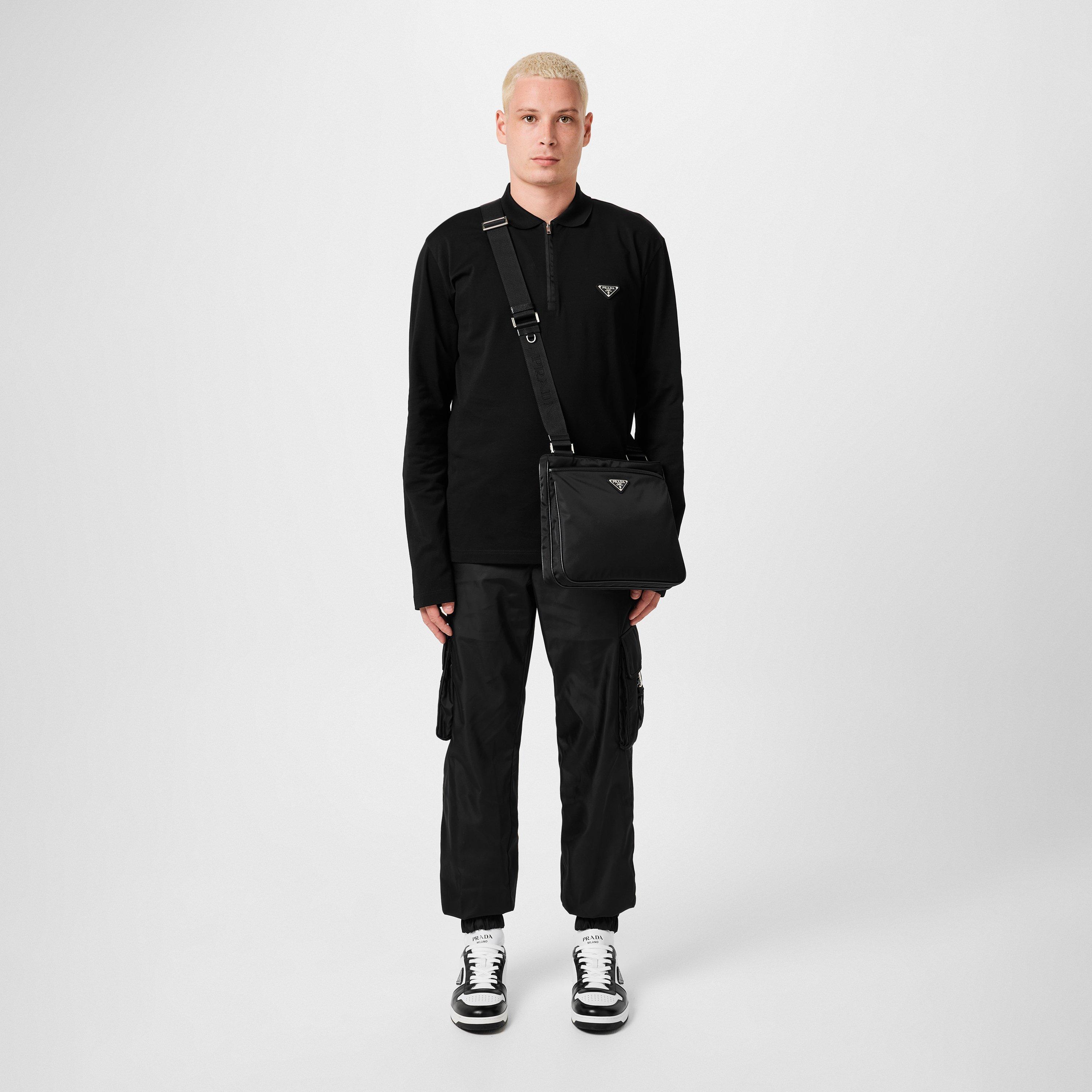 Black - Prada - Nylon Messenger Shoulder Bag - 5