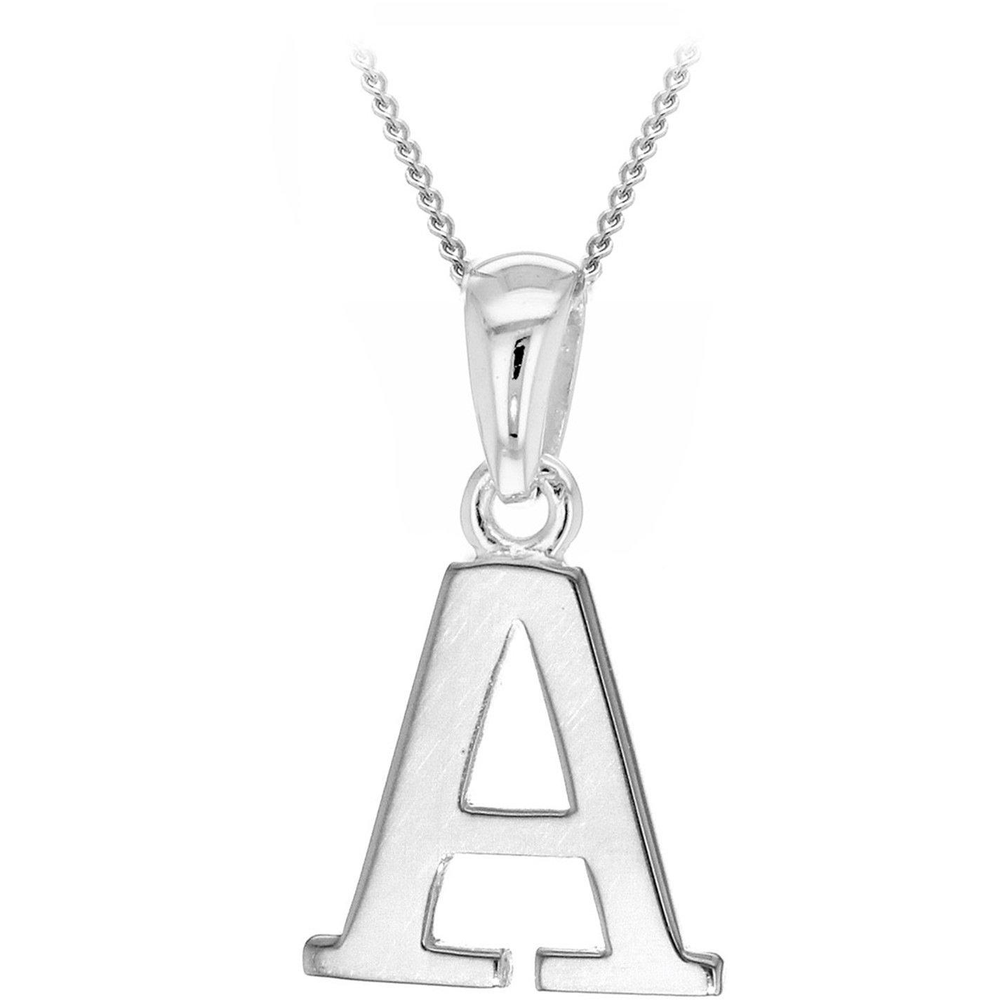 Sterling Silver - Be You - Silver Initial Necklace - 1