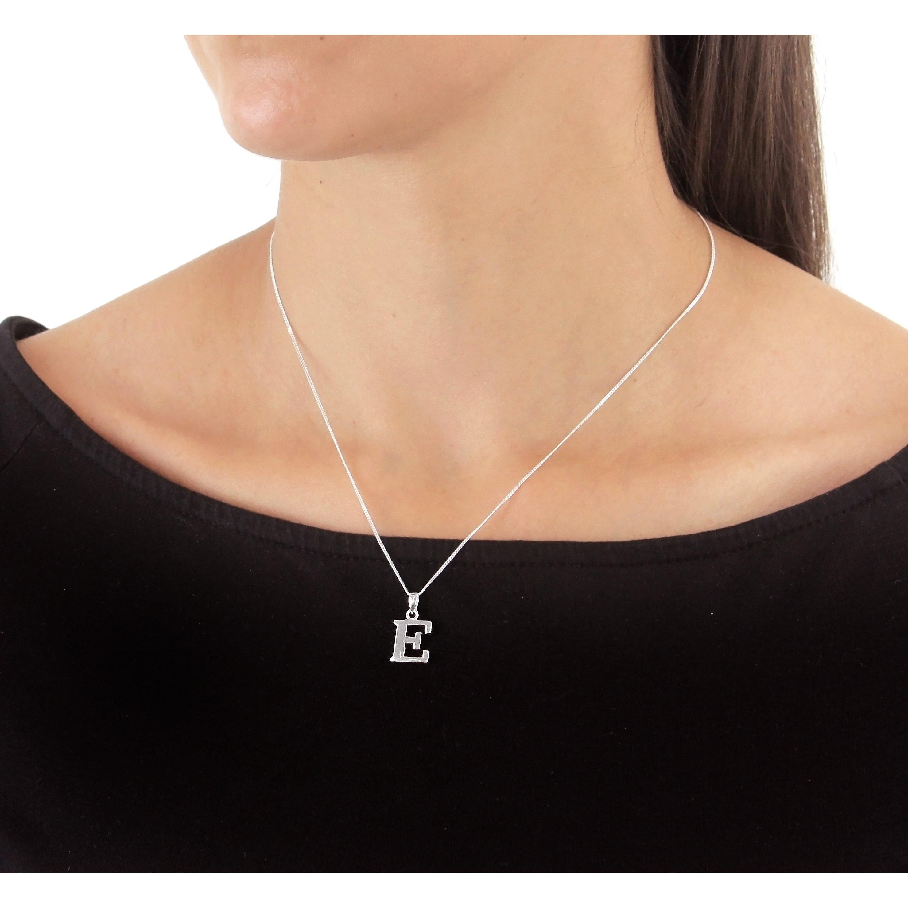 Sterling Silver - Be You - Silver Initial Necklace - 2