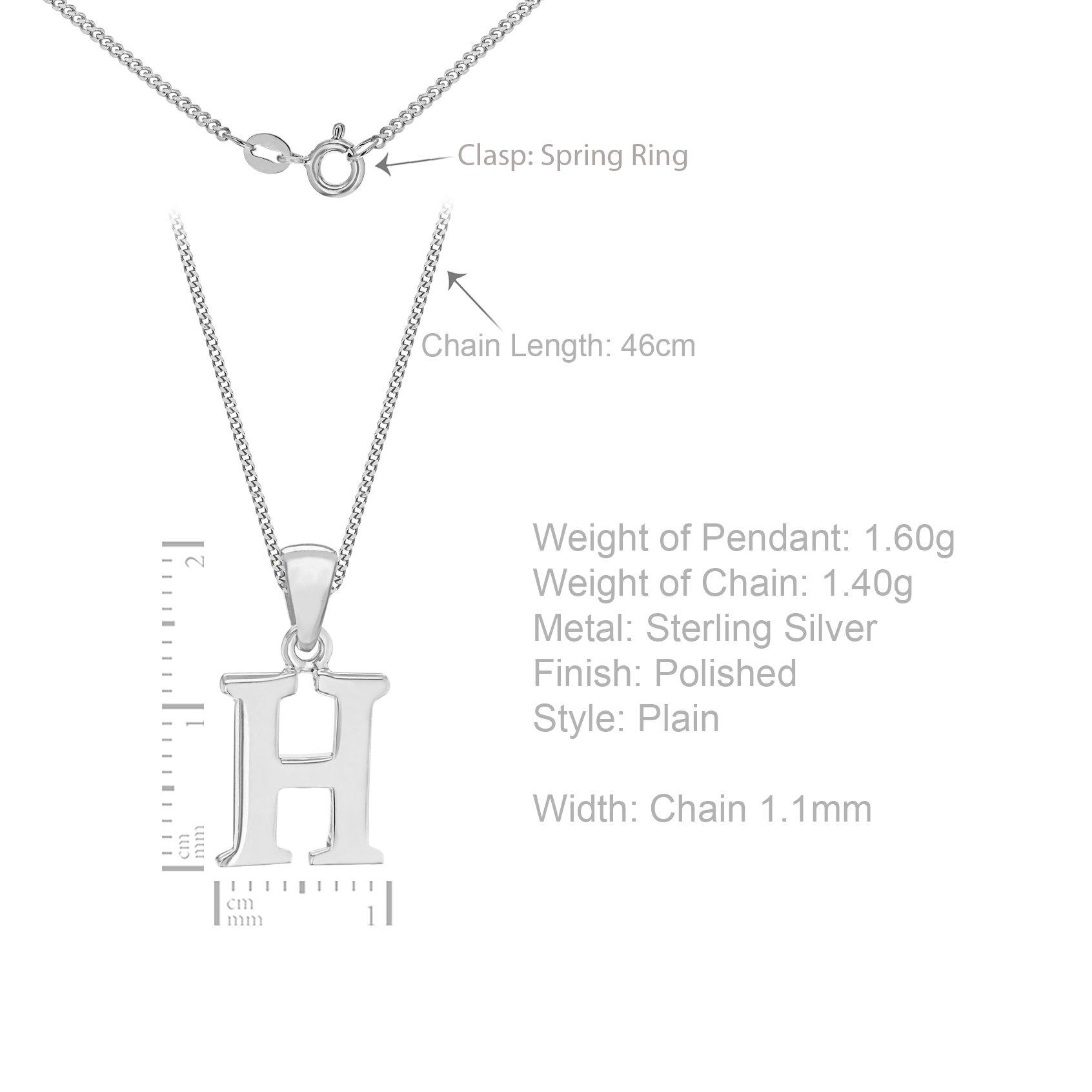 Sterling Silver - Be You - Silver Initial Necklace - 3