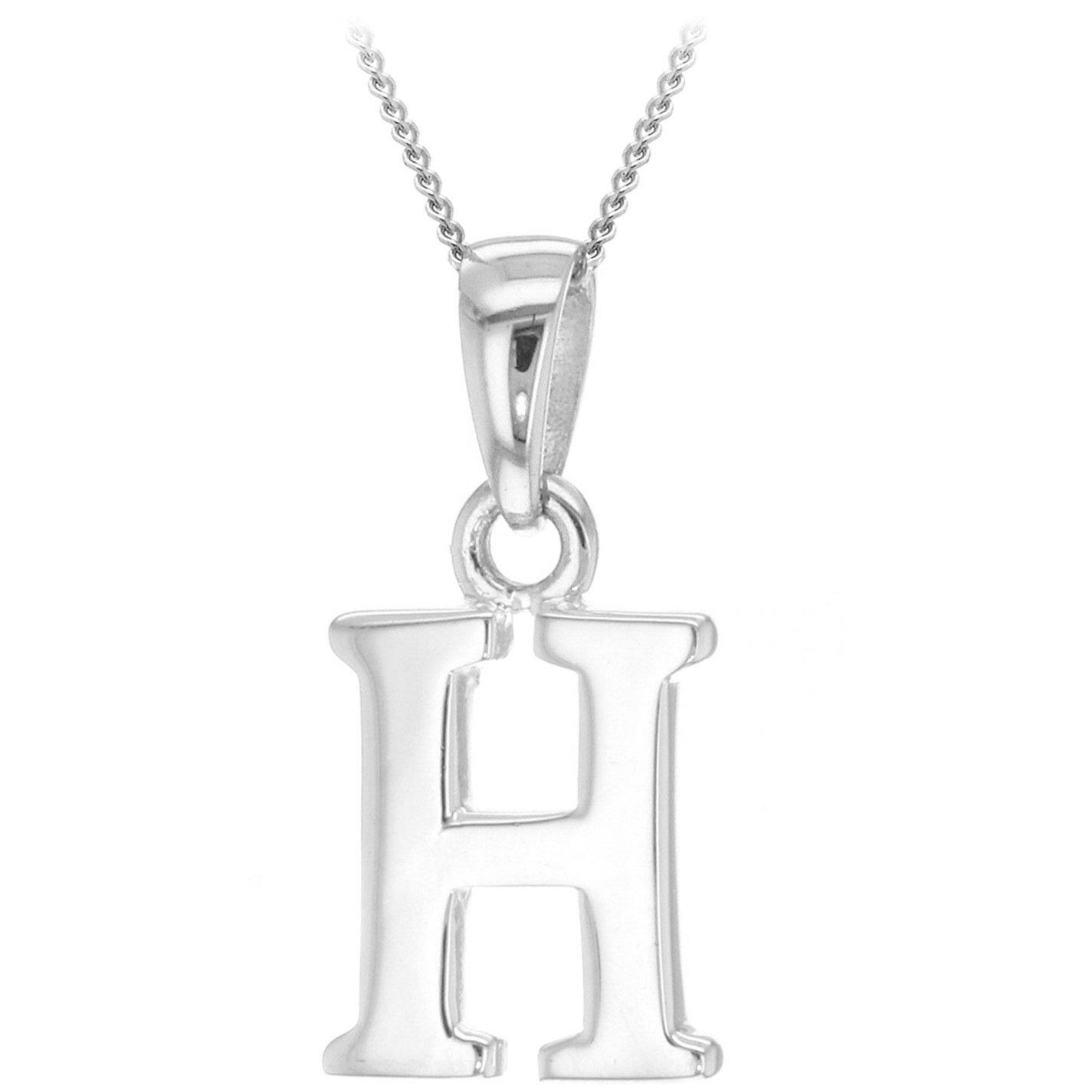 Sterling Silver - Be You - Silver Initial Necklace - 7