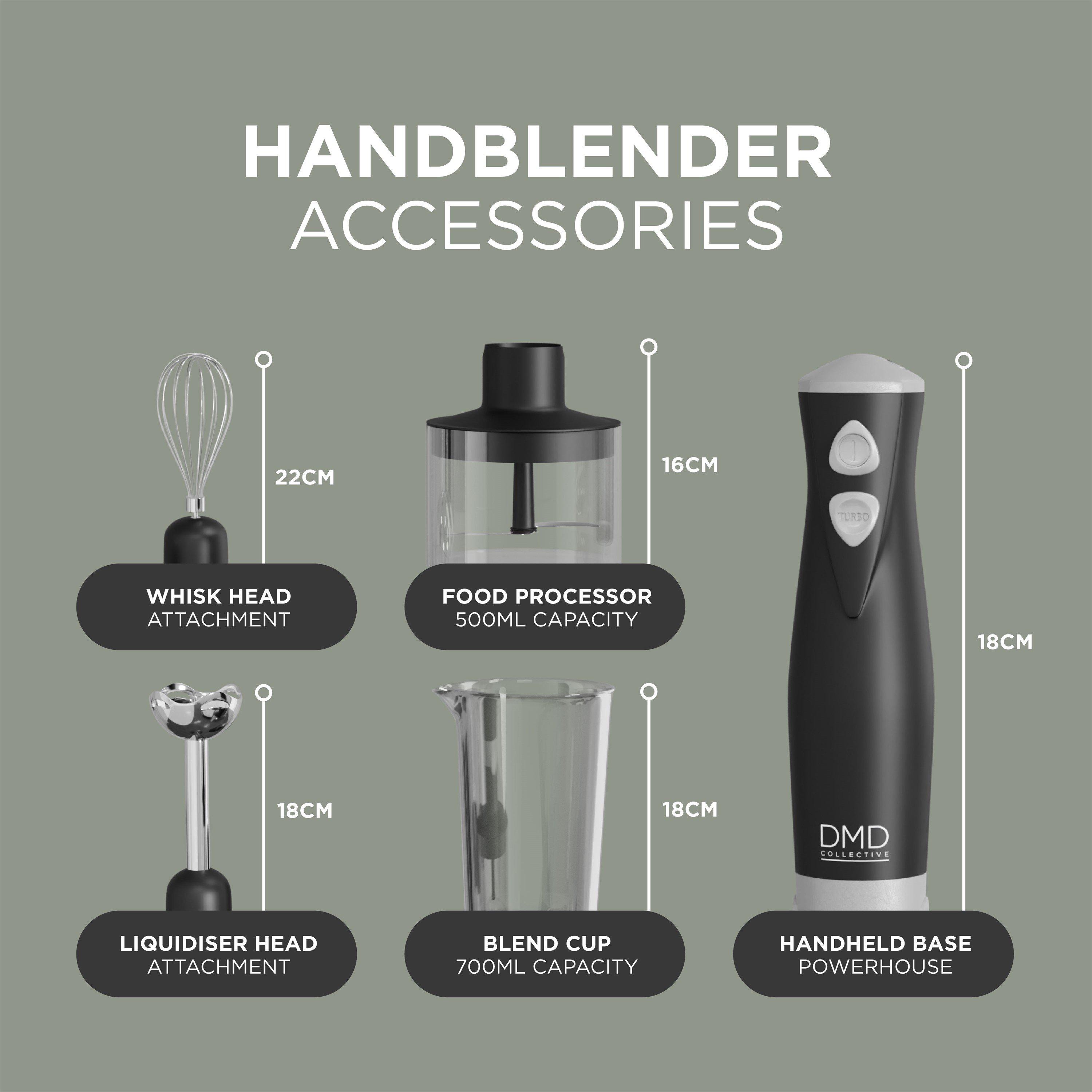 Black - DMD Collective - Hand Blender with Accessories - 2