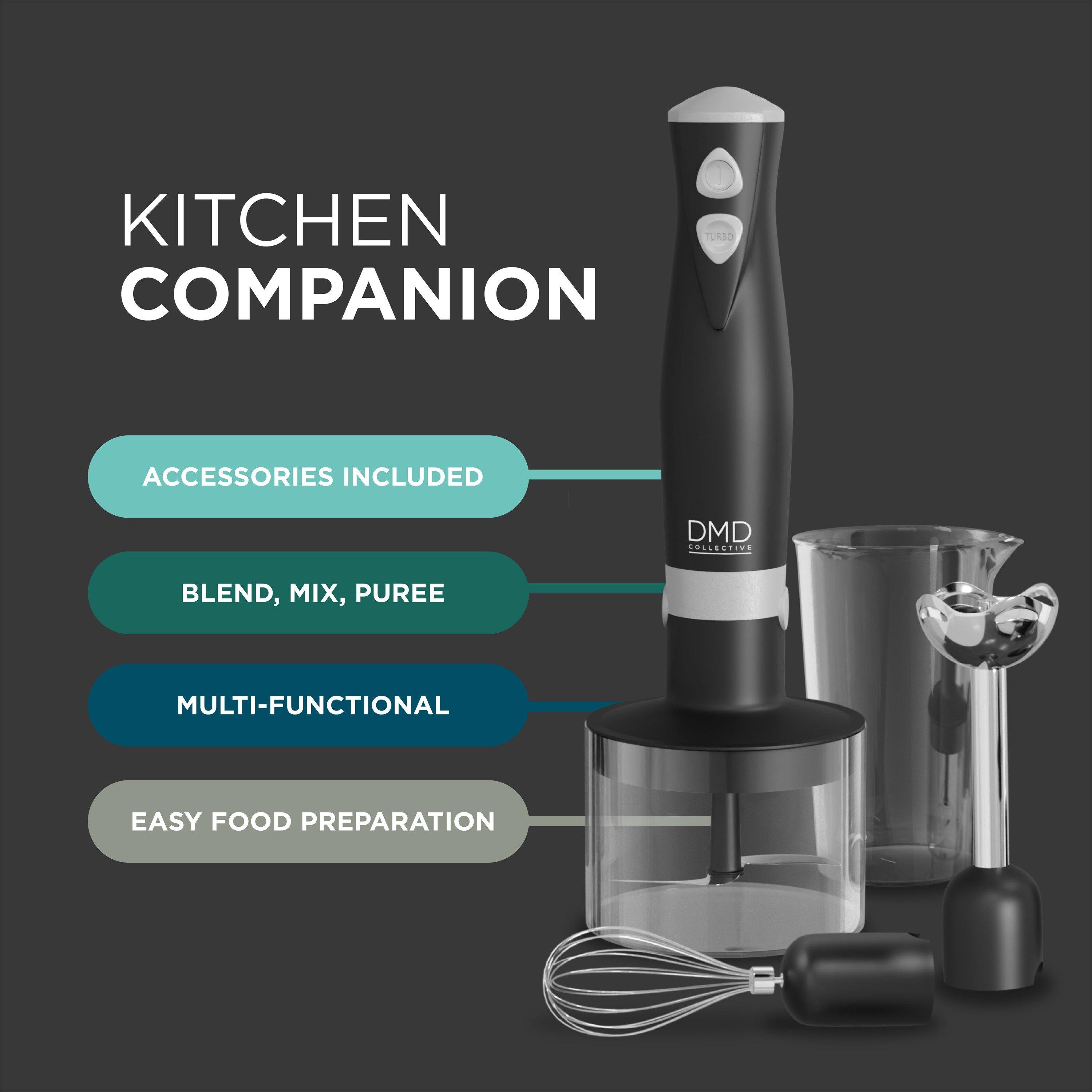 Black - DMD Collective - Hand Blender with Accessories - 4