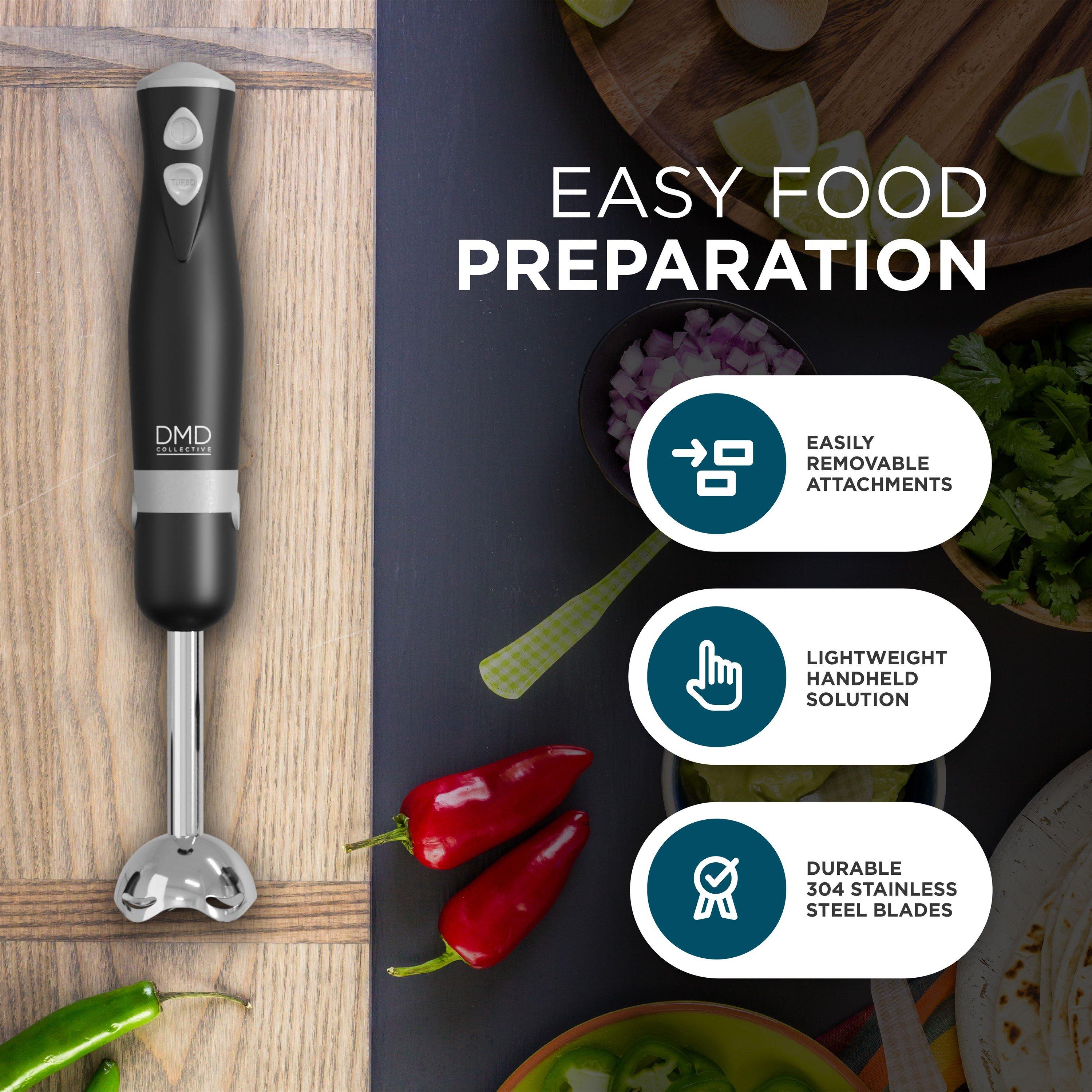 Black - DMD Collective - Hand Blender with Accessories - 7